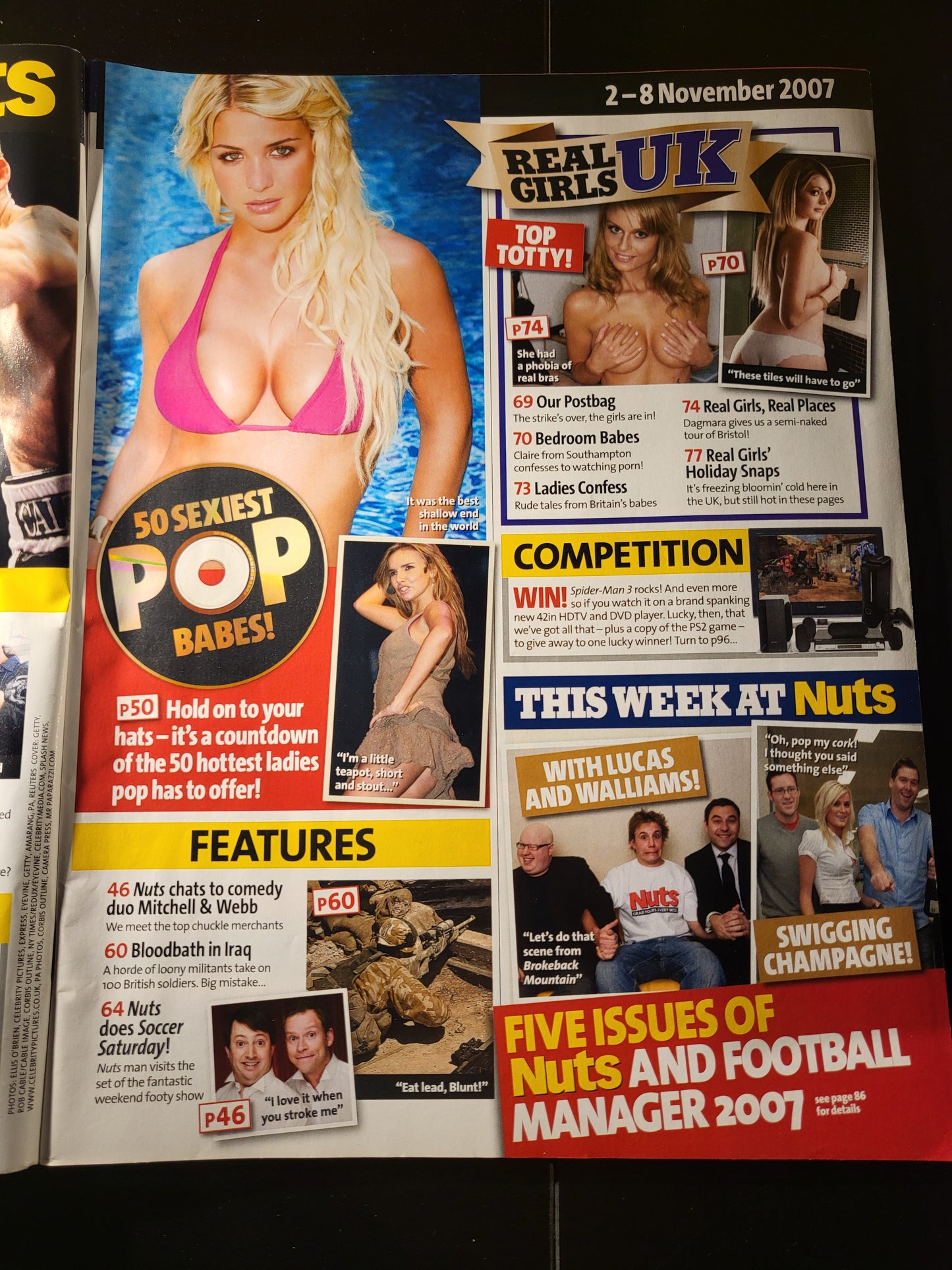 Nuts 2-8 November 2007 (734)(Rare) Jennifer Ellison Dannii Minogue Amerie