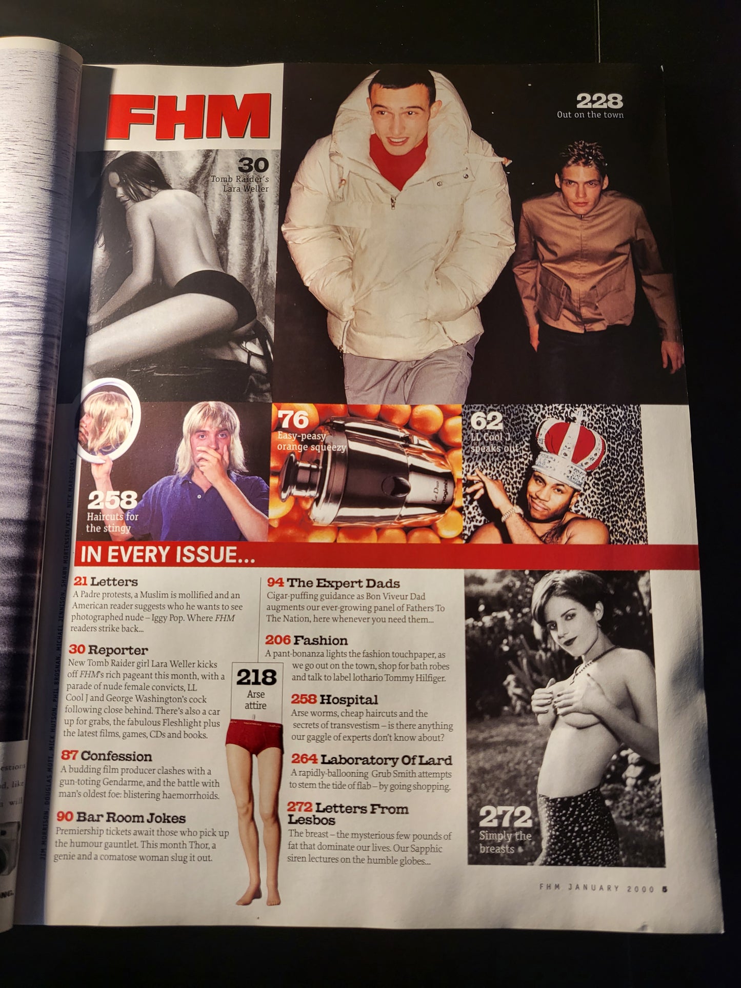 FHM Magazine January 2000 (745) Geri Halliwell Lara Welller