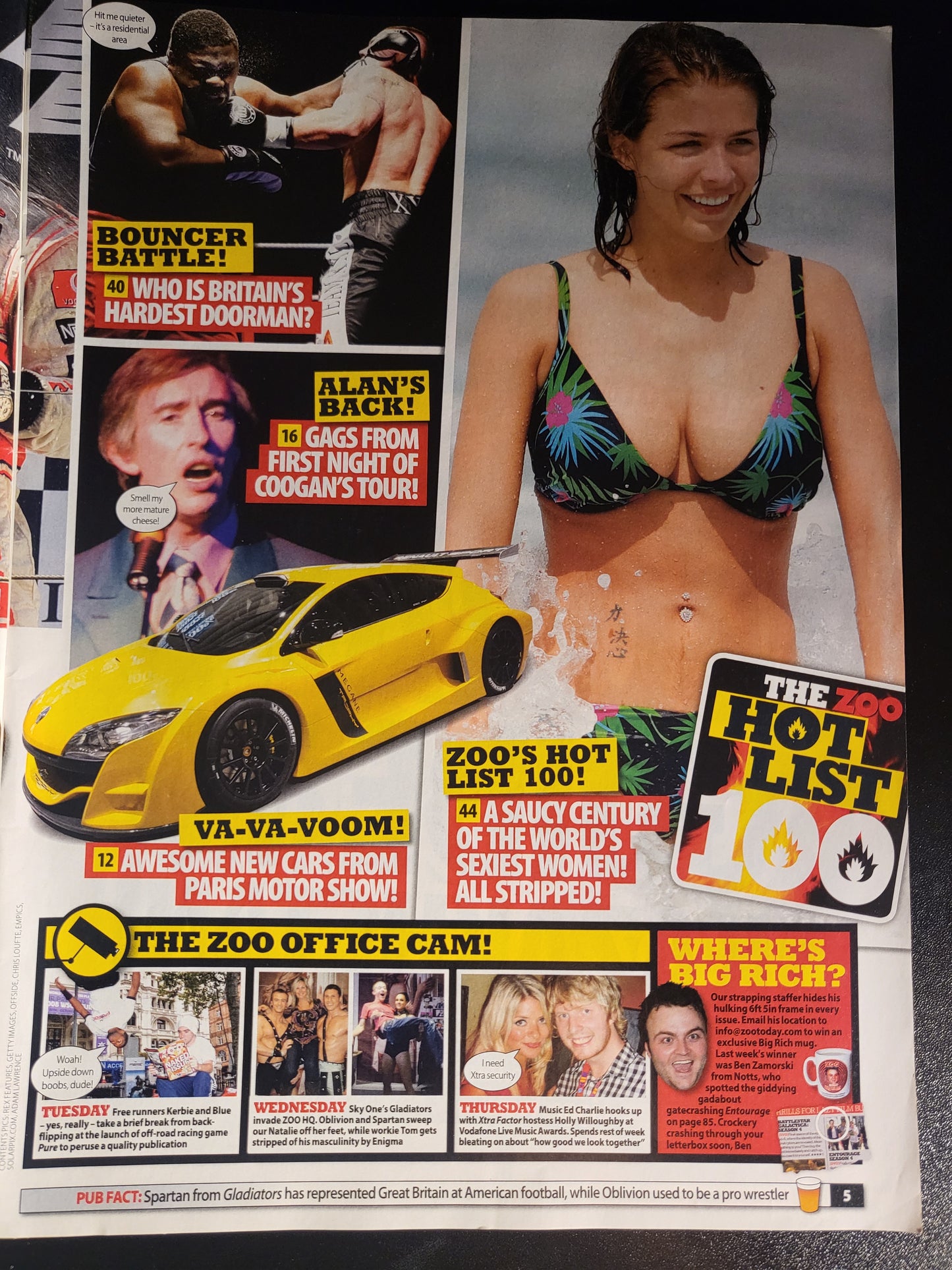 Zoo Magazine 10-16 October 2008 (765) Imogen Thomas "Hot List 100"