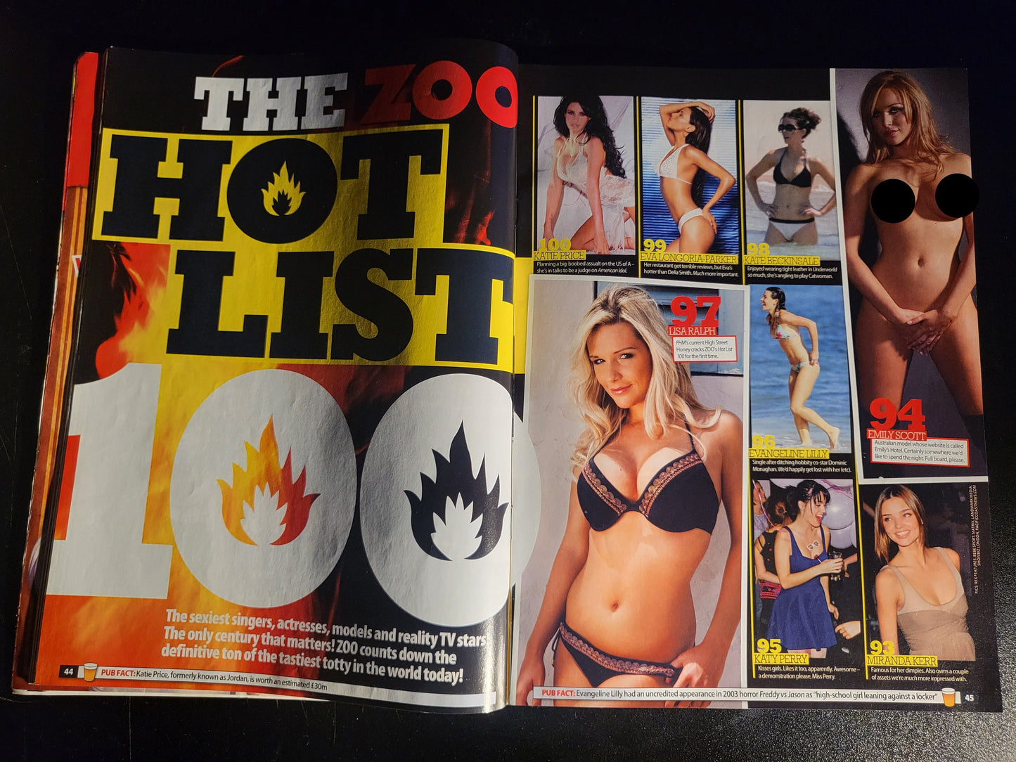 Zoo Magazine 10-16 October 2008 (765) Imogen Thomas "Hot List 100"