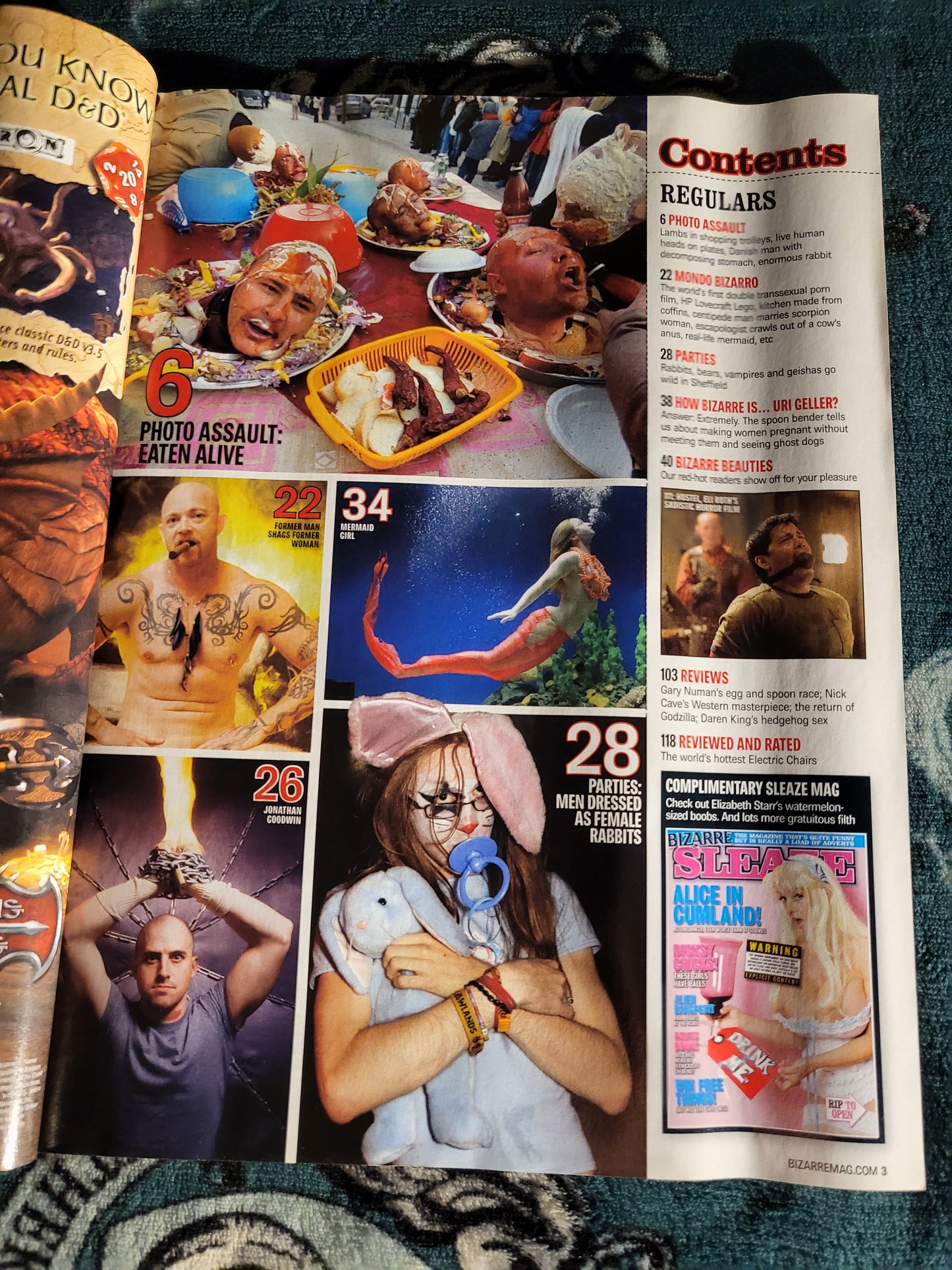 Bizarre Magazine April 2006 (771) Pleasure Pain Chris Nieratko Mermaid Girl