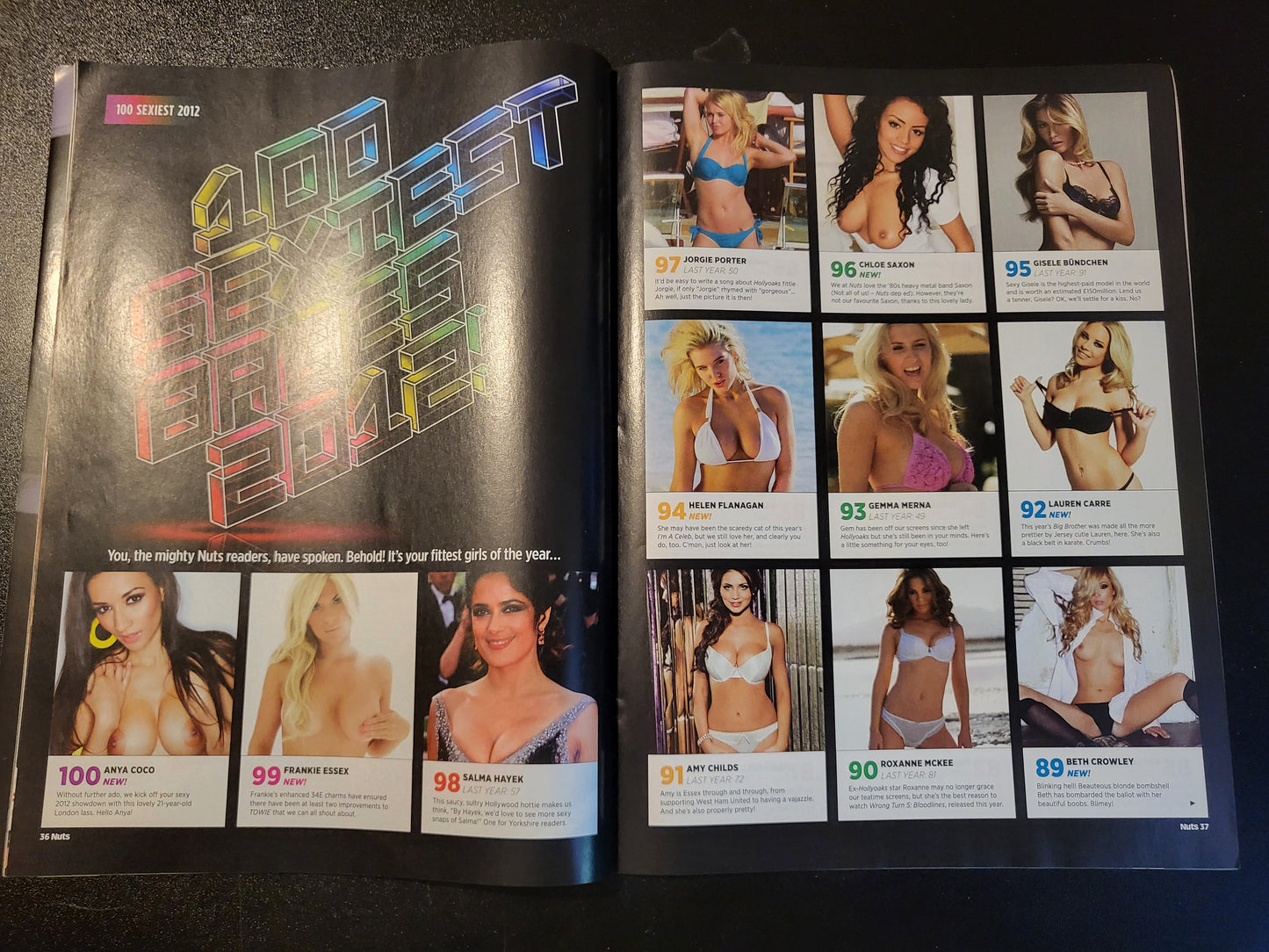 Nuts 30 November 6 December 2012 (778) Kelly Brook Rosie Jones Kate Upton