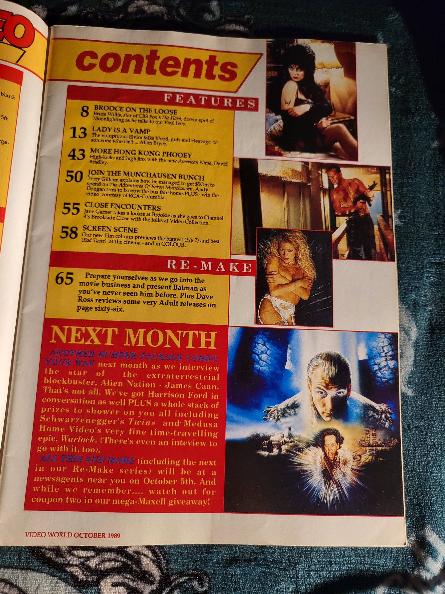 Video World Magazine September 1994 (780) Chasey Lain Stacey Owen Misty McCain