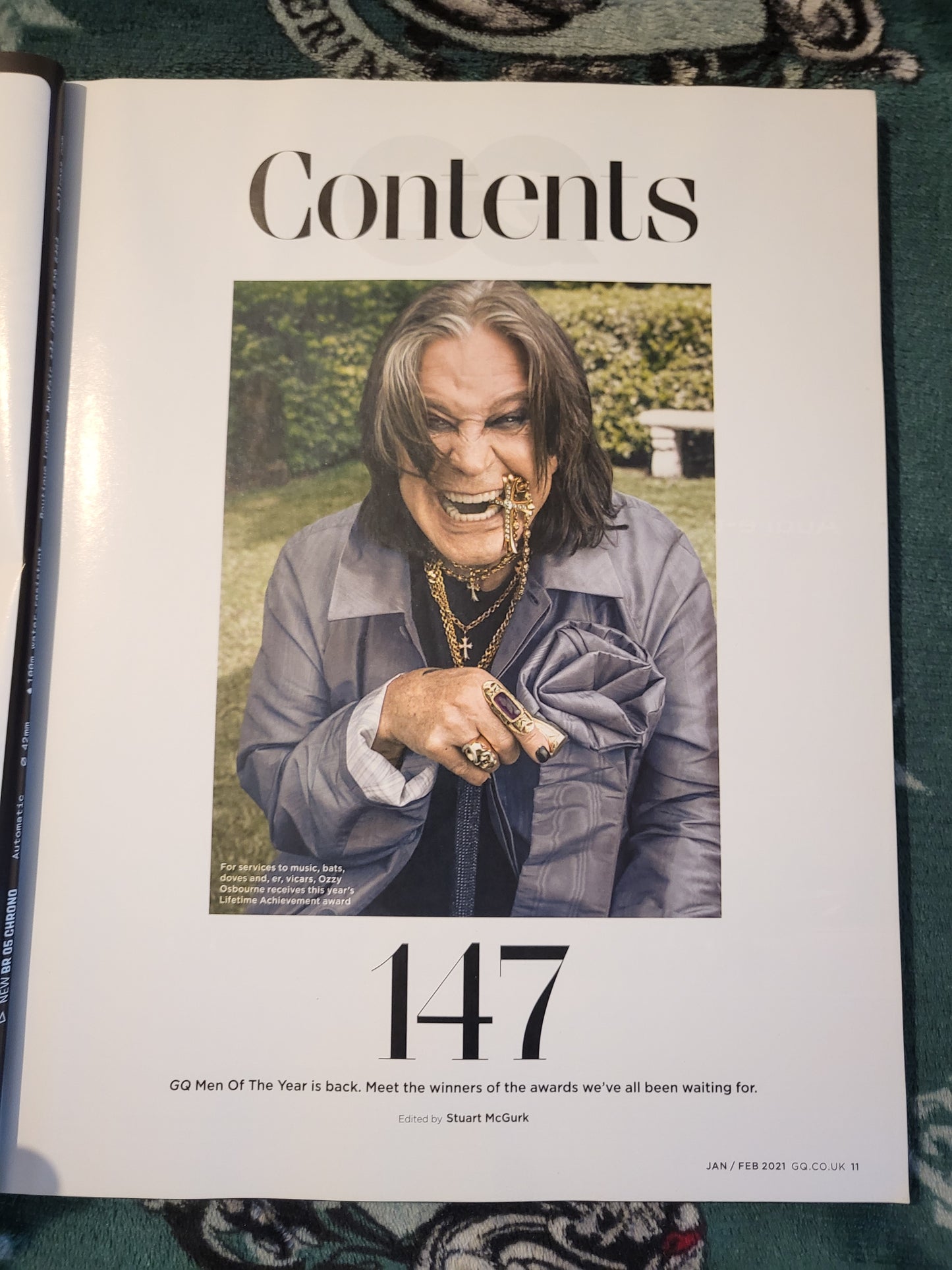 GQ Magazine Jan/Feb 2021 British (798) Piers Morgan Sir Tom Moore Ozzy Osbourne