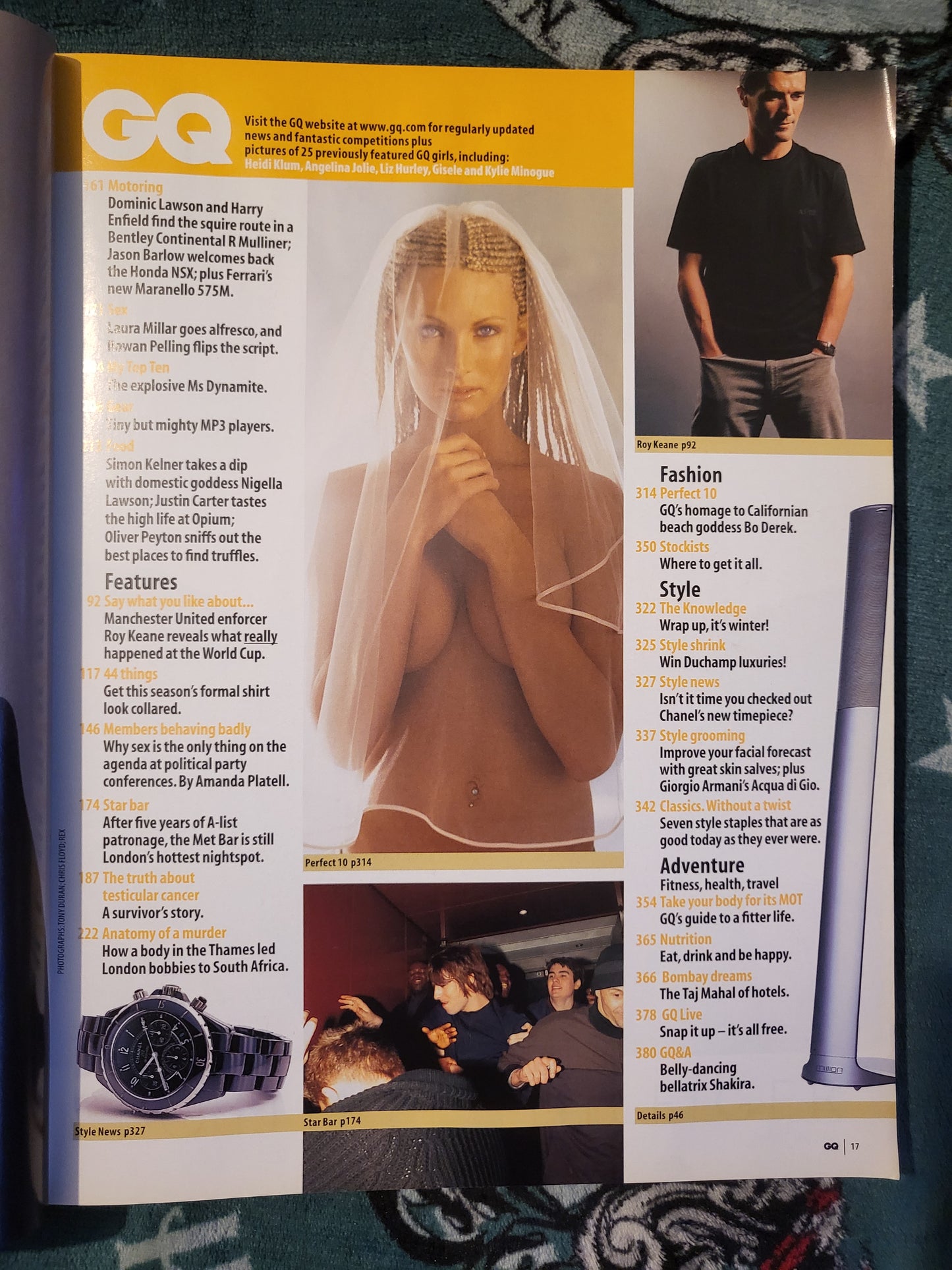 British GQ Magazine October 2002 (804) Jude Law Cover Holly Valance Bo Derek