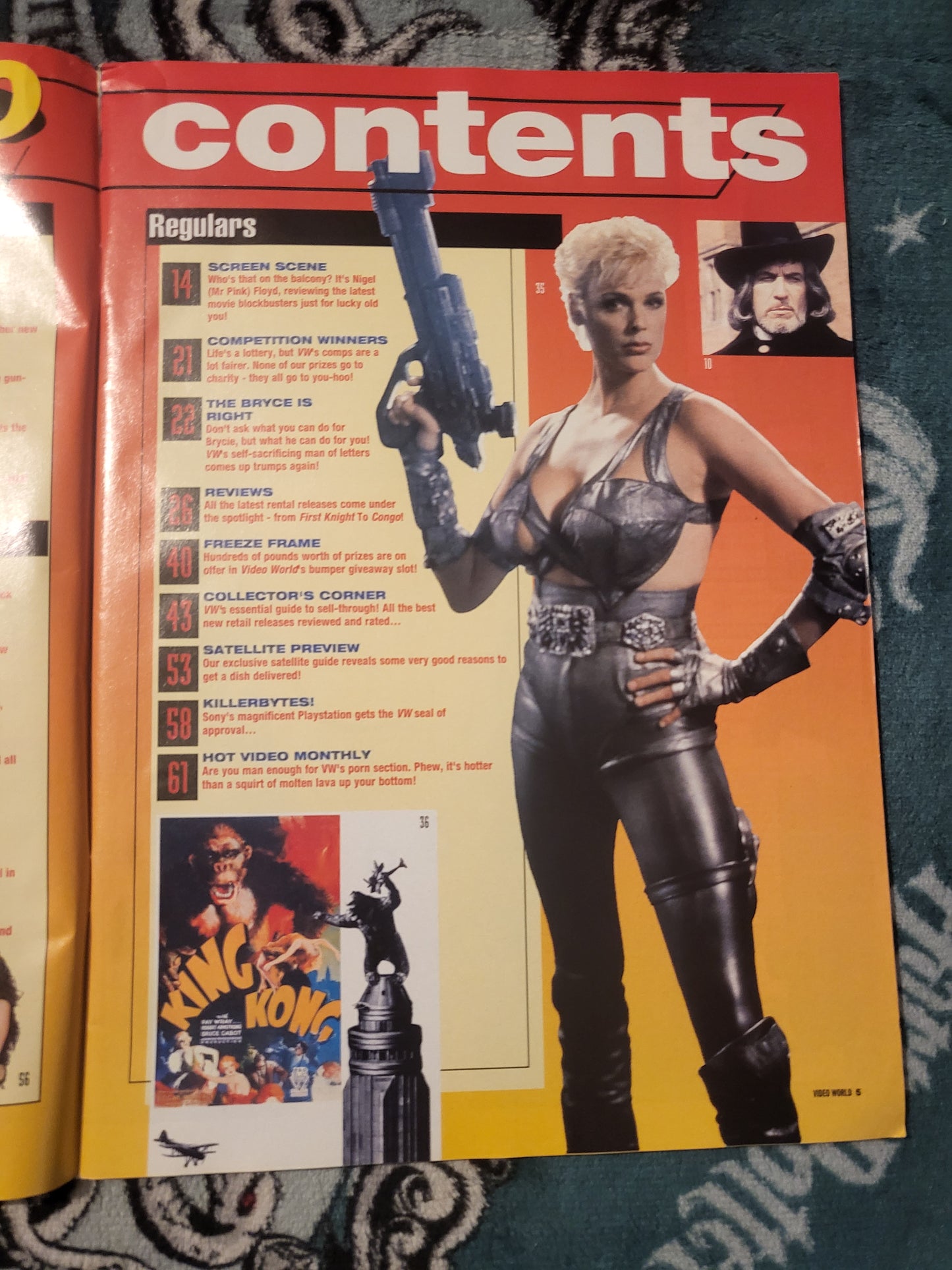 Video World February 1996 (808) Jilly Kennedy Julie Elizabeth