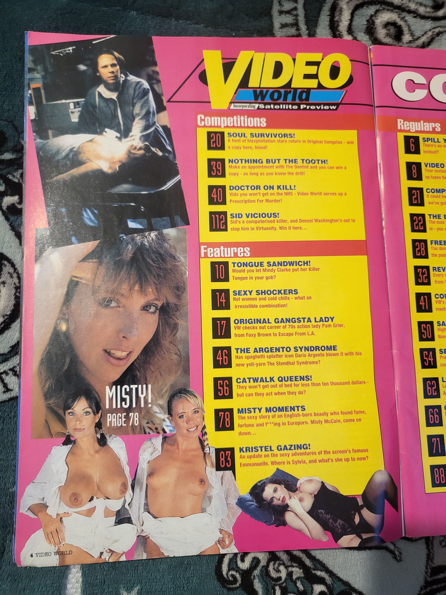 Video World November 1996 (808) Sharon Kane Jamie Lee Curtis Tracey Gibb