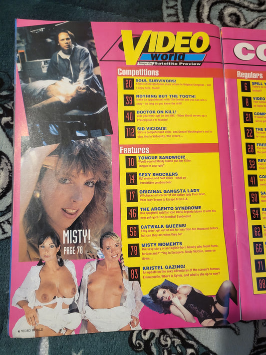 Video World November 1996 (808) Sharon Kane Jamie Lee Curtis Tracey Gibb