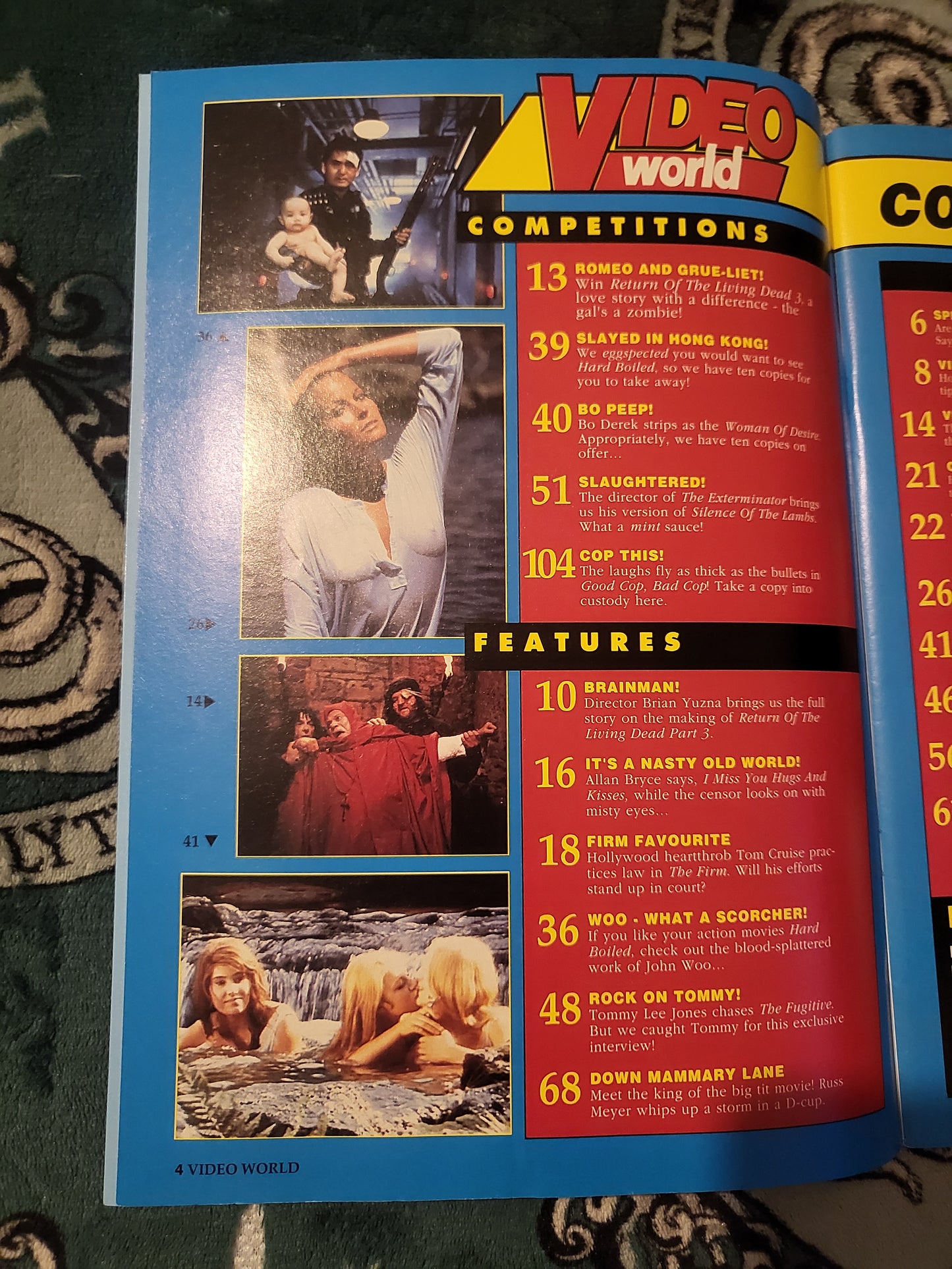Video World April 1994 (808) Kim Wylde Sunny McKay Kelly O'Dell Deidre Holland
