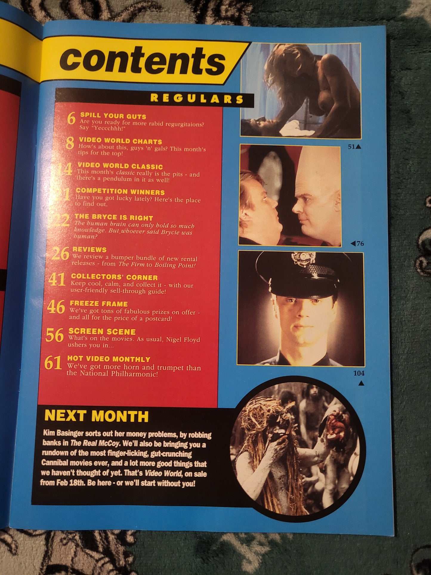 Video World April 1994 (808) Kim Wylde Sunny McKay Kelly O'Dell Deidre Holland
