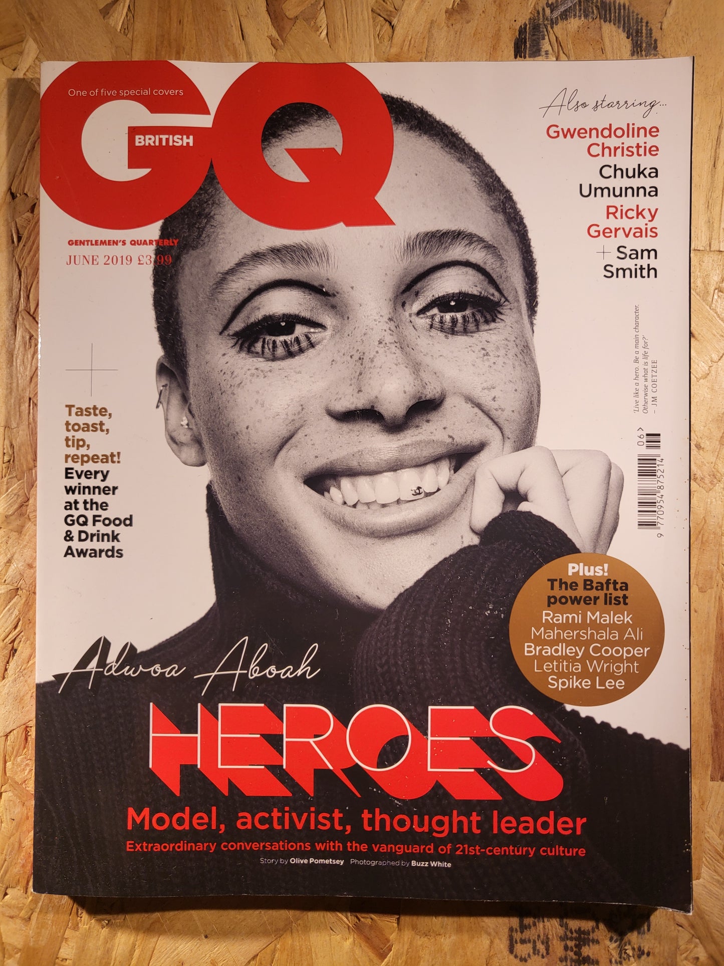 GQ Magazine June 2019 (839) Adwoa Aboah Cover Sam Smith Gwendoline Christie