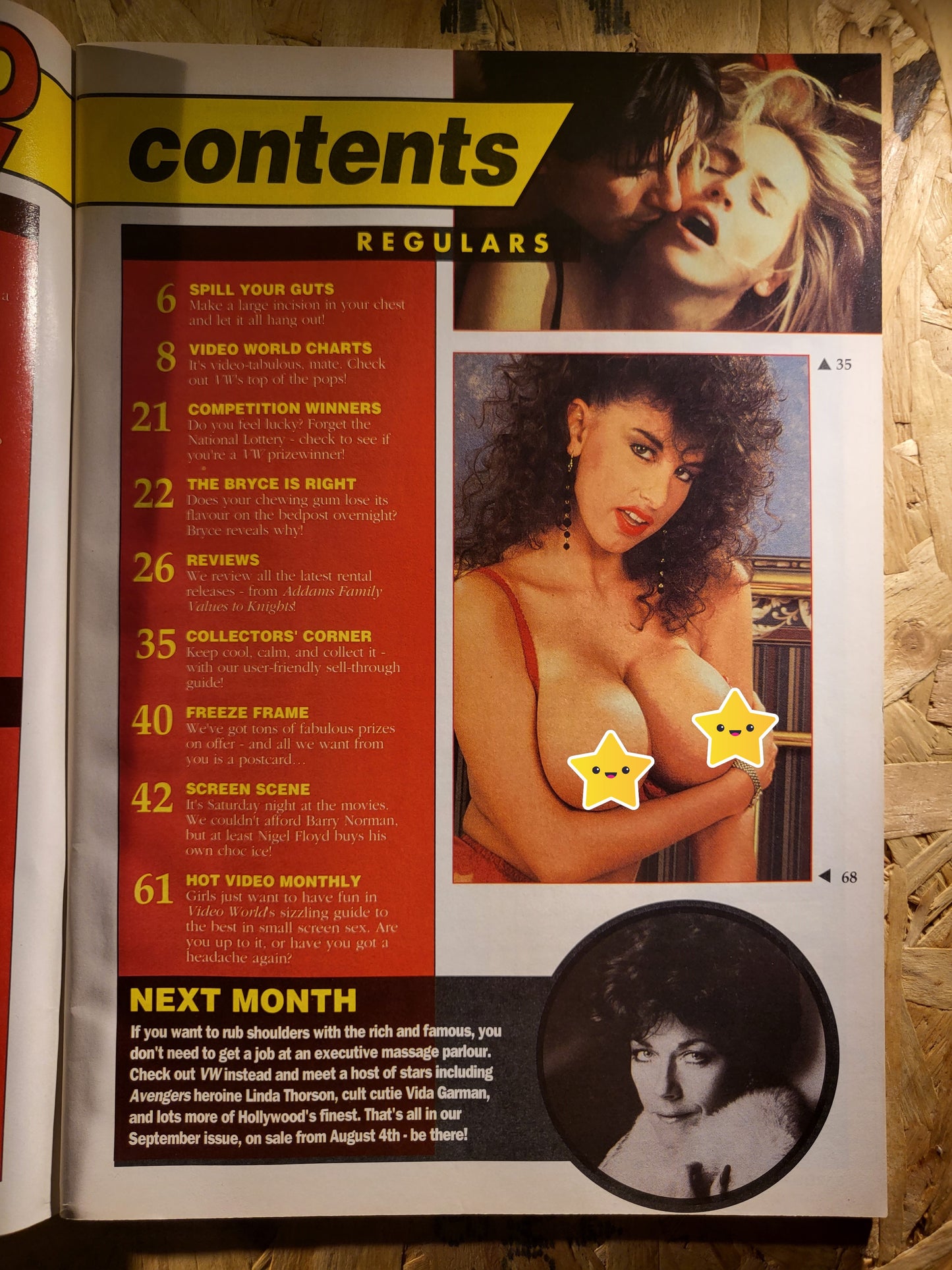 Video World Magazine August 1994 (851) Alexis De Vell Julia Ann Chasey Lain