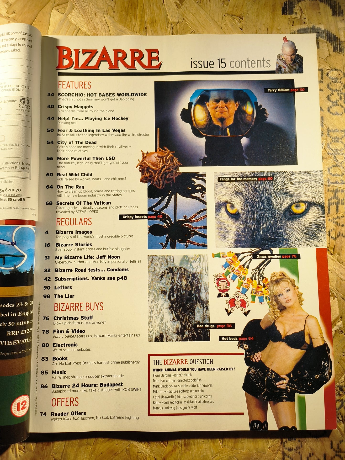 Bizarre Magazine December 1998 #15 (859)(Rare) Kirsty Smith Terry Gilliam