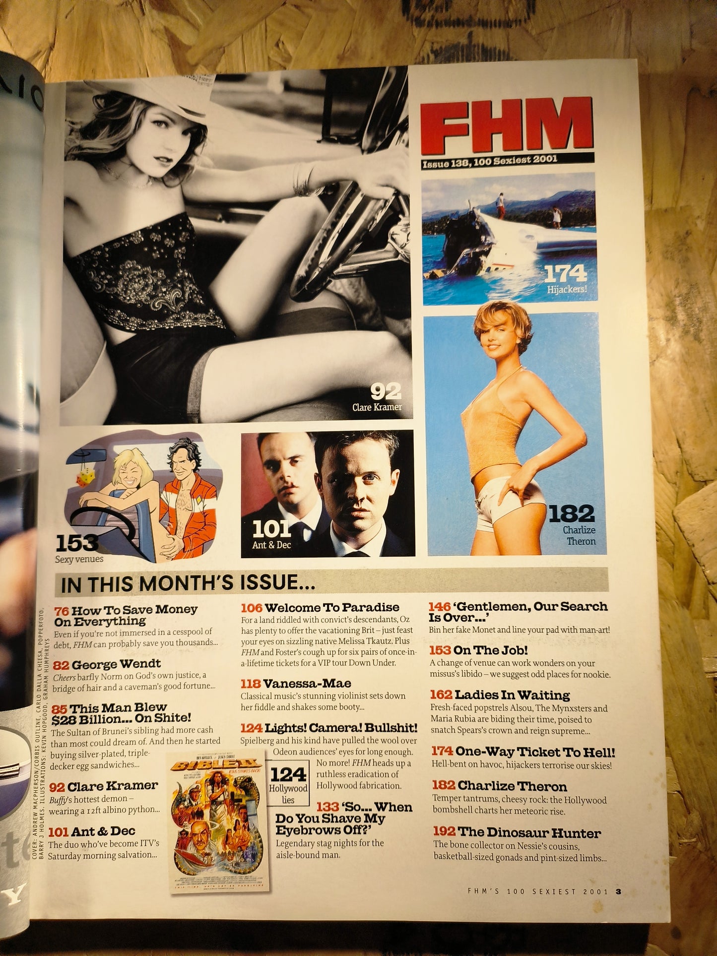 FHM Magazine 100 Sexiest 2001 (860) Charlize Theron Clare Kramer Vanessa-Mae