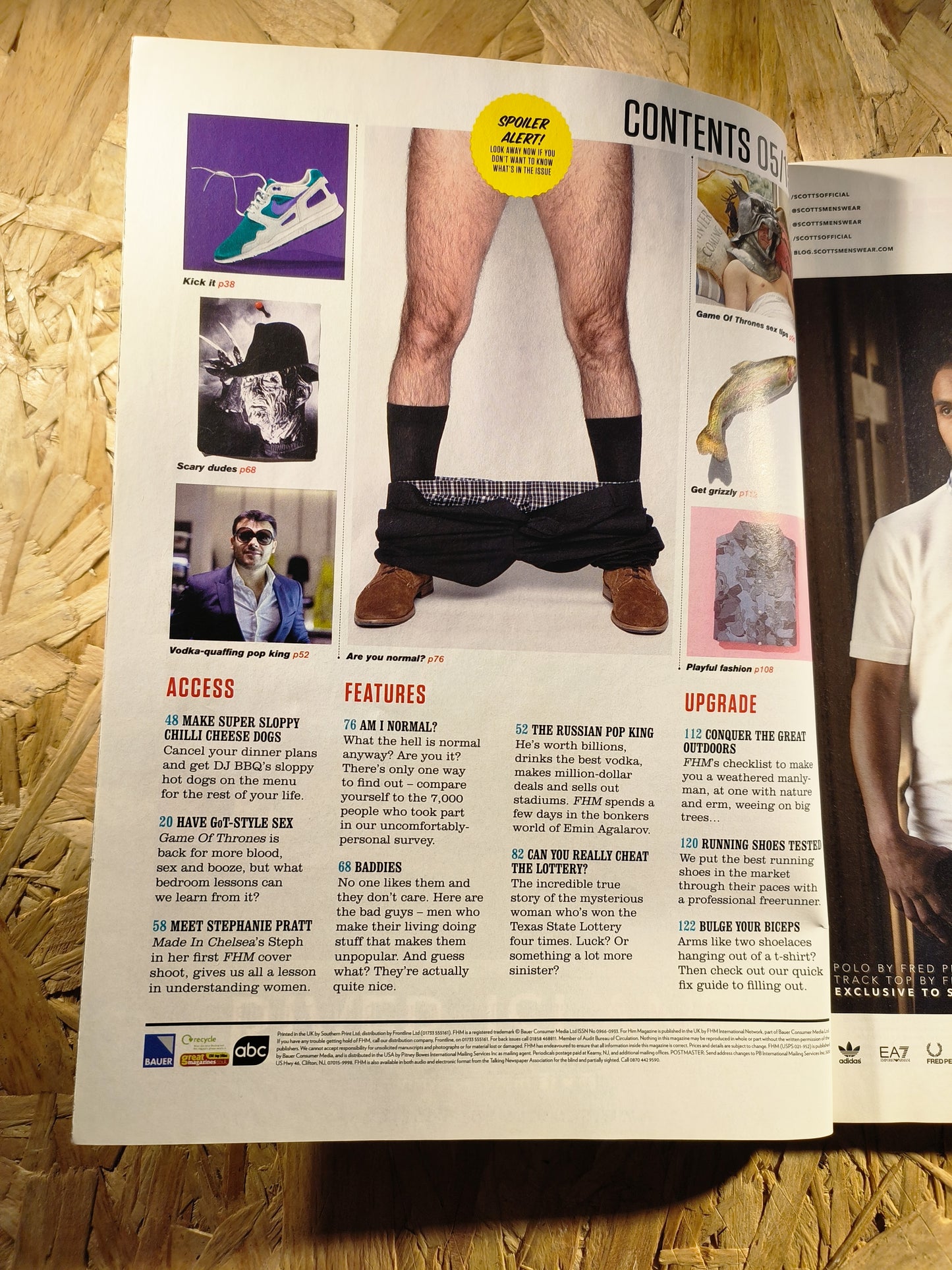 FHM Magazine May 2015 (860) Stephanie Pratt Hannah Simone