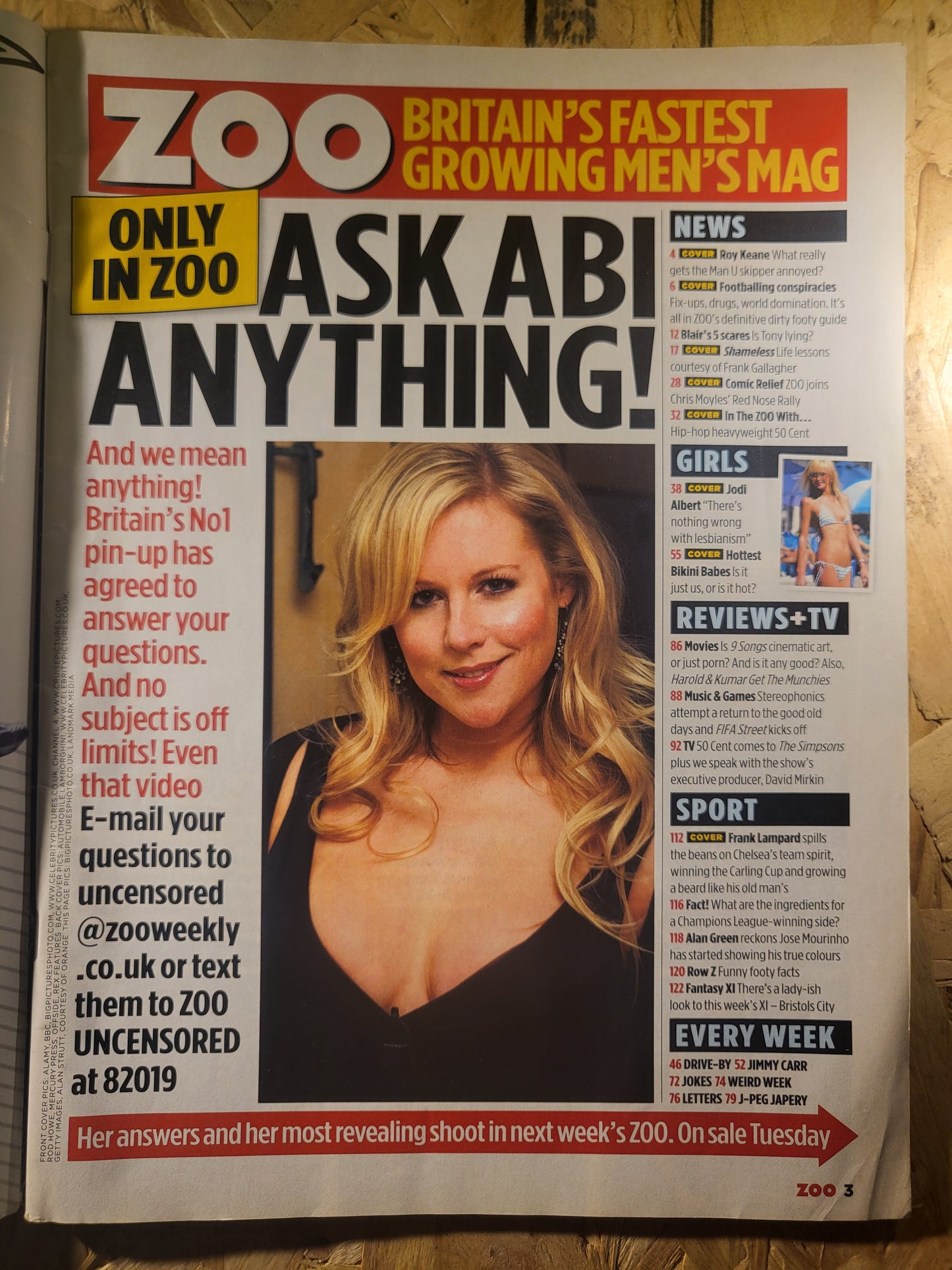 Zoo Magazine 11-17 March 2005 (869) Jodi Albert Abi Titmuss