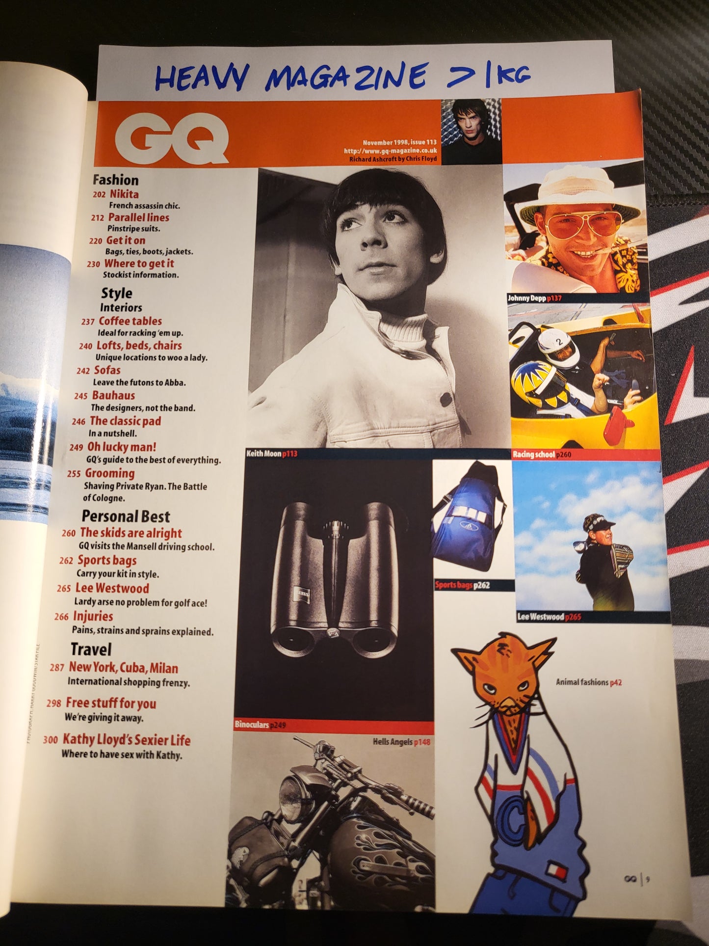 GQ Magazine November 1998 (875) Georgianna Robertson Lousie Redknapp
