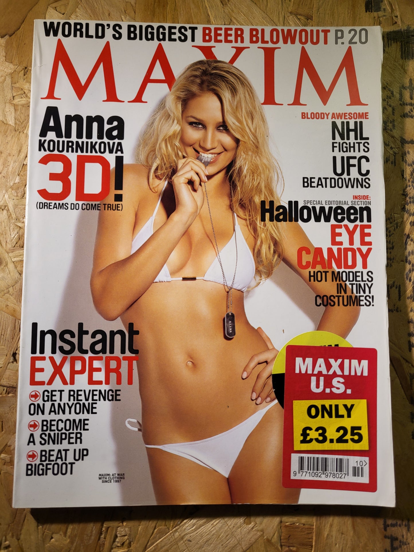 Maxim Magazine October 2010 US EDITION (888) Anna Kournkova Jimmy Kimmel Ciara