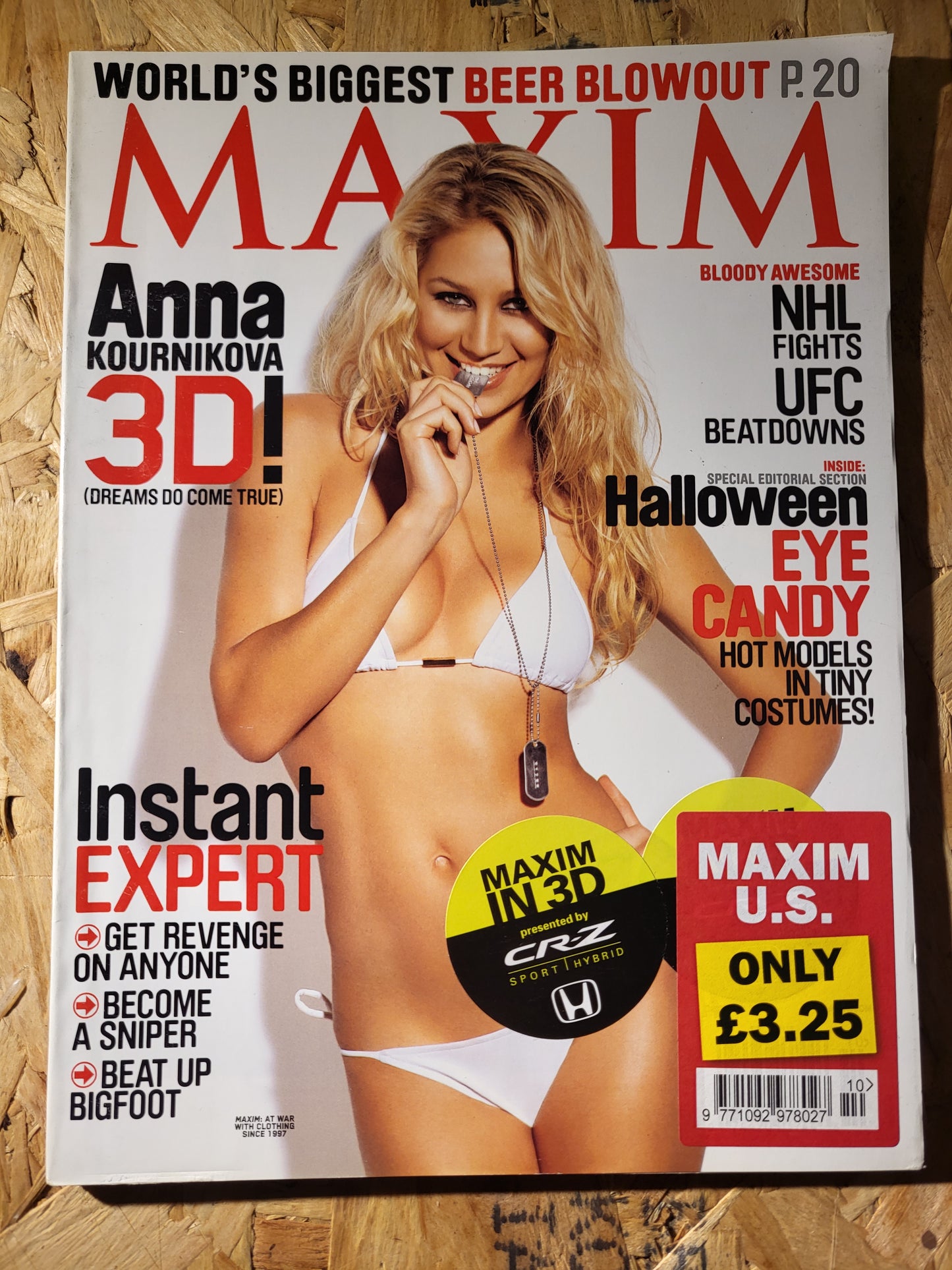 Maxim Magazine October 2010 US EDITION (898) Anna Kournkova Jimmy Kimmel Ciara
