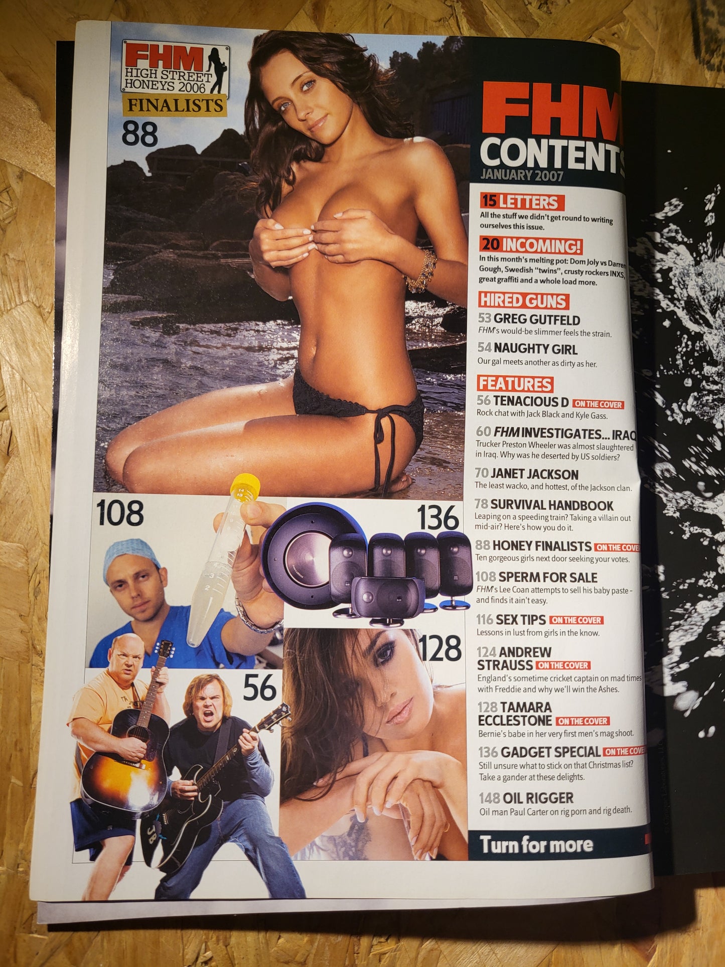 FHM Magazine January 2007 (901) Tamara Ecclestone Jenny McCarthy Tera