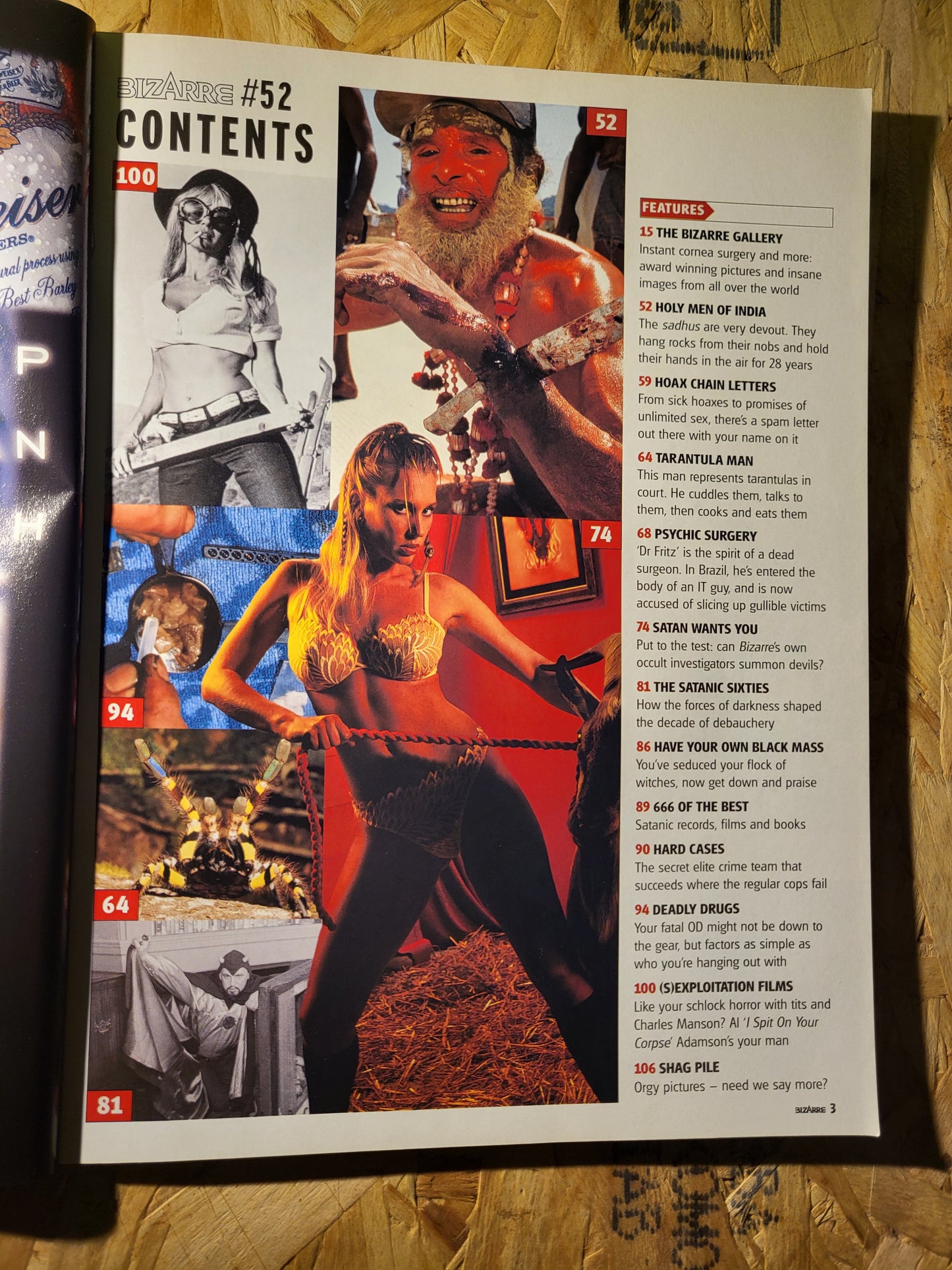 Bizarre Magazine November 2001 (911)(Rare) BLACK MASS DEBATE