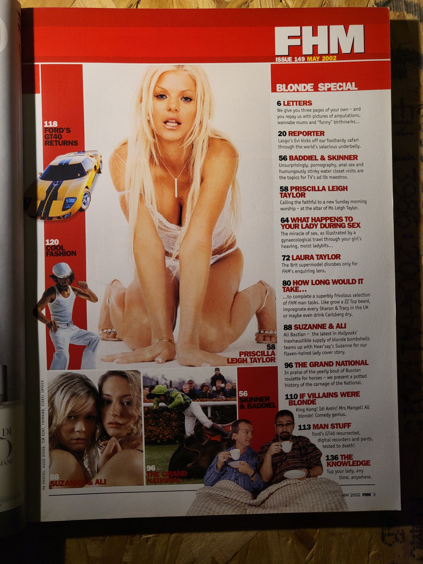 FHM Magazine May 2002 (915) Suzanna Ali Laura Taylor Priscilla Leigh Taylor
