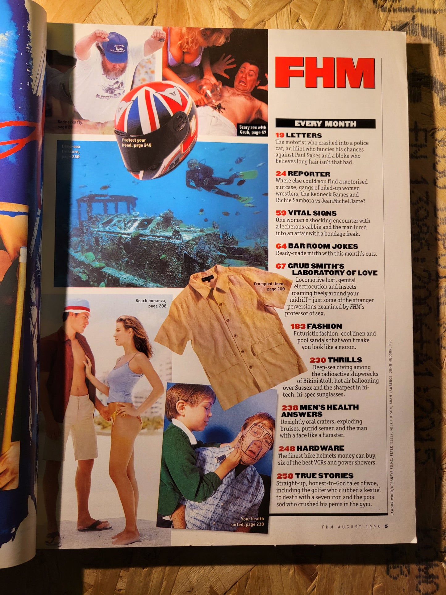 FHM Magazine August 1998 (915) Anna Nicole Smith, Silvstedt, Jeri Ryan