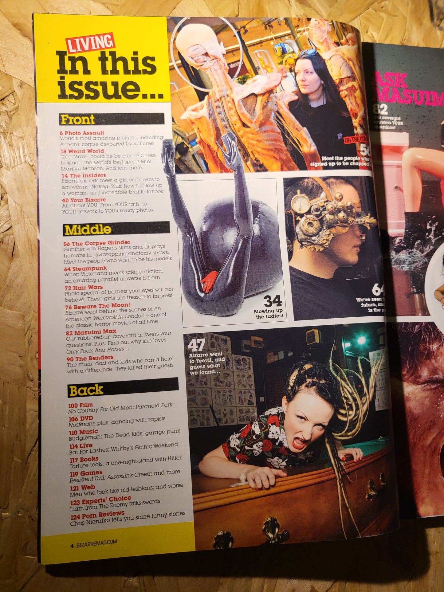 Bizarre Magazine January 2008 (674)(Rare) Masuimi Max Gunther Von Hagens