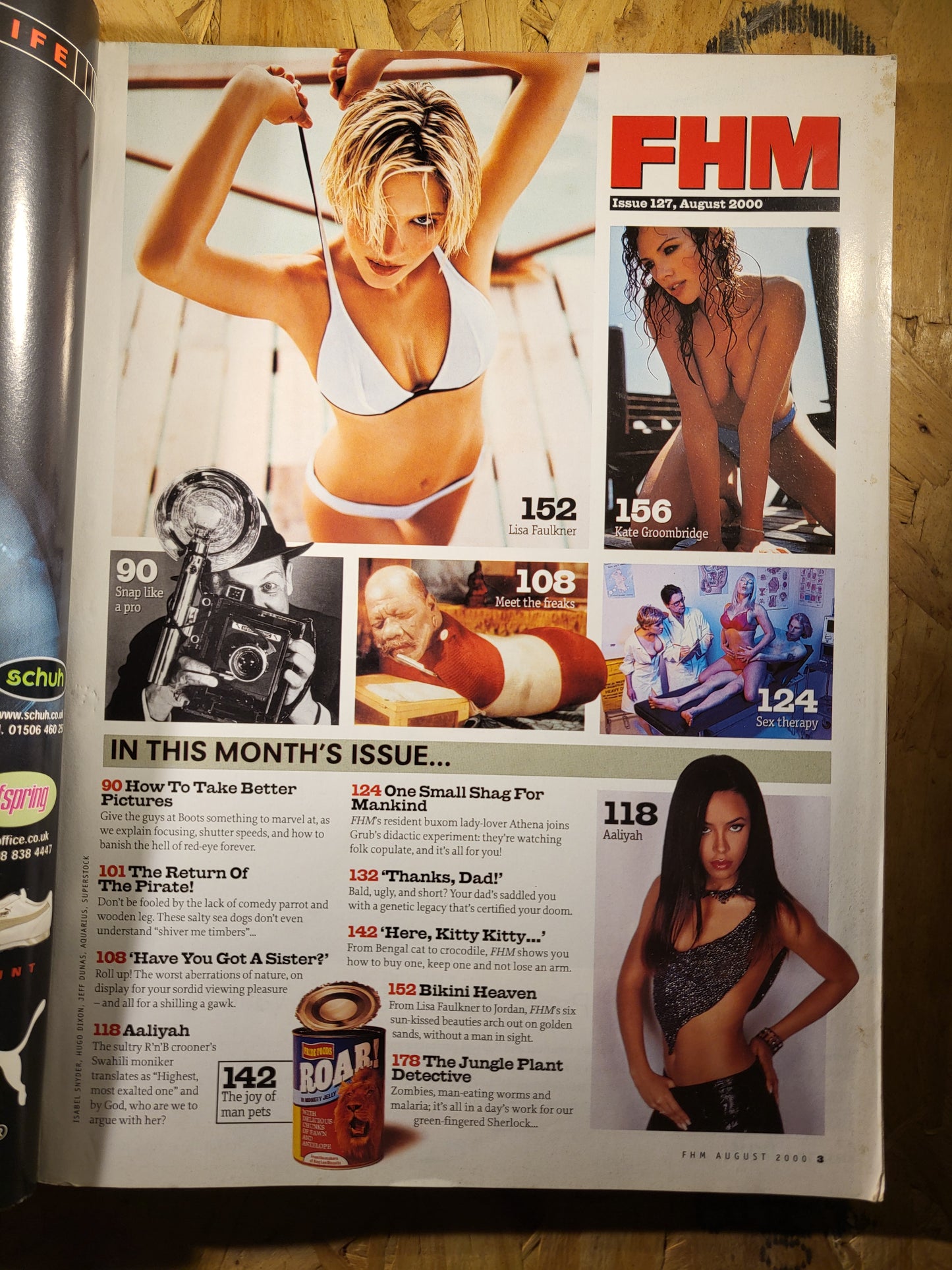 FHM Magazine August 2000 (926) Lisa Faulkner Jordan Nell McAndrew Ivana Horvat
