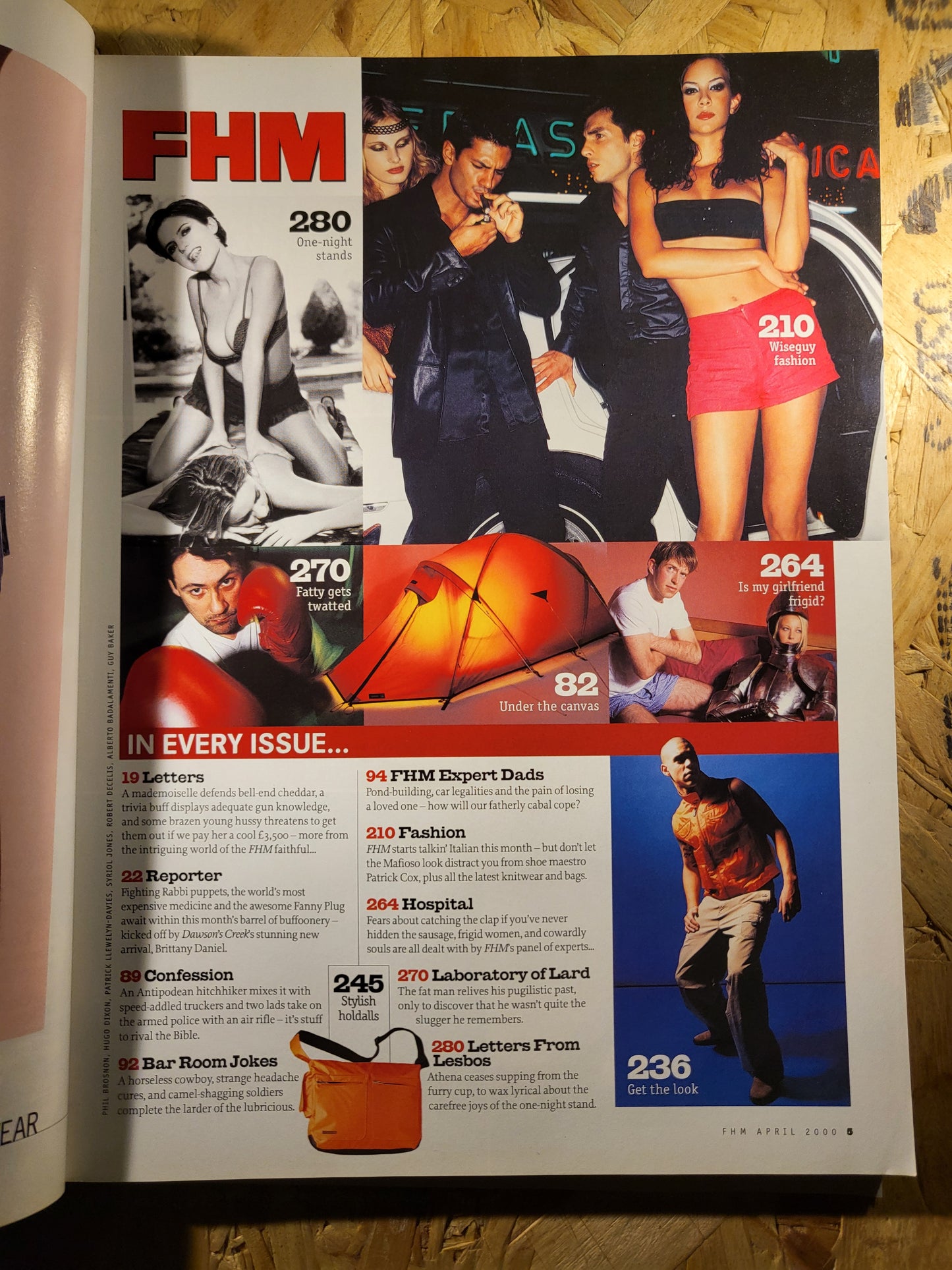 FHM Magazine April 2000 (927) Lene Nystrom Lorri Bagley Amanda Holden