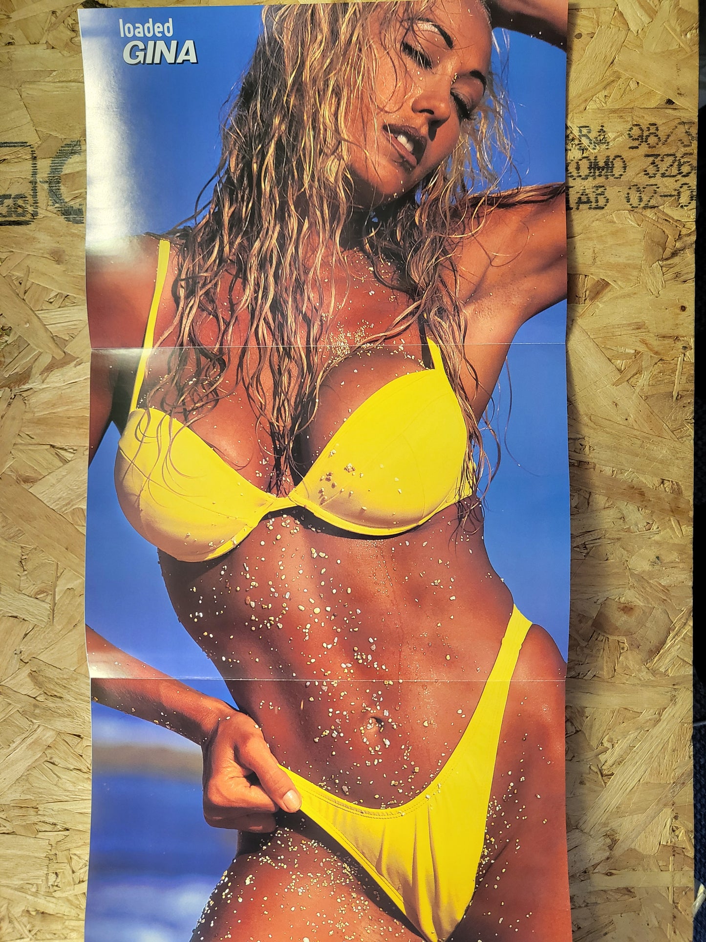 Loaded Magazine August 1996 (931) Joanne Guest The Simpsons Gina/Homer POSTER