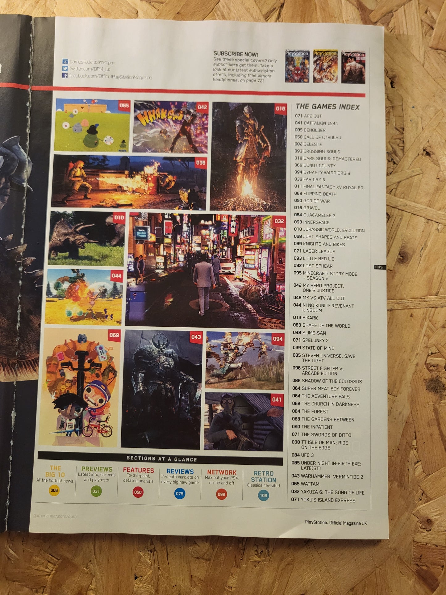 PlayStation Official Magazine March 2018 UK 146 (936) Yakuza 6 God of War Jurassic World