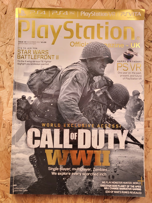 PlayStation Official Magazine November 2017 UK 141 (936) Call of Duty WWII Star Wars Battlefront