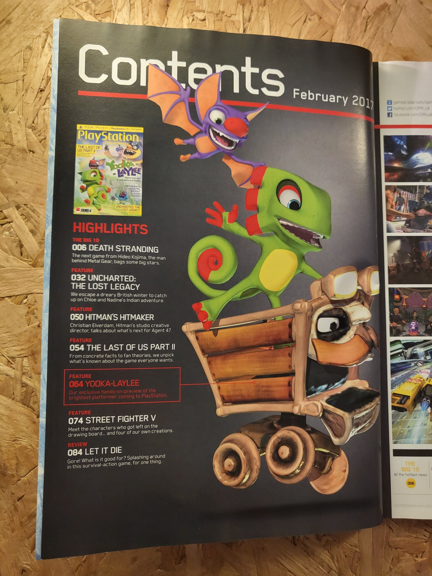 PlayStation Official Magazine February 2017 UK 132 (936) Yooka-Laylee Uncharted Beath Stranding