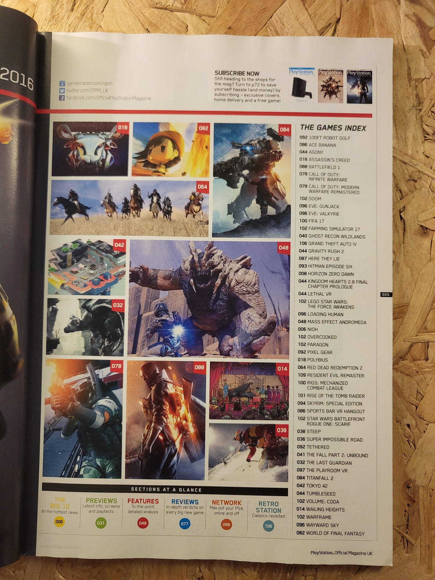 PlayStation Official Magazine Christmas 2016 UK 130 (936) Mass Effect The Last Guardian