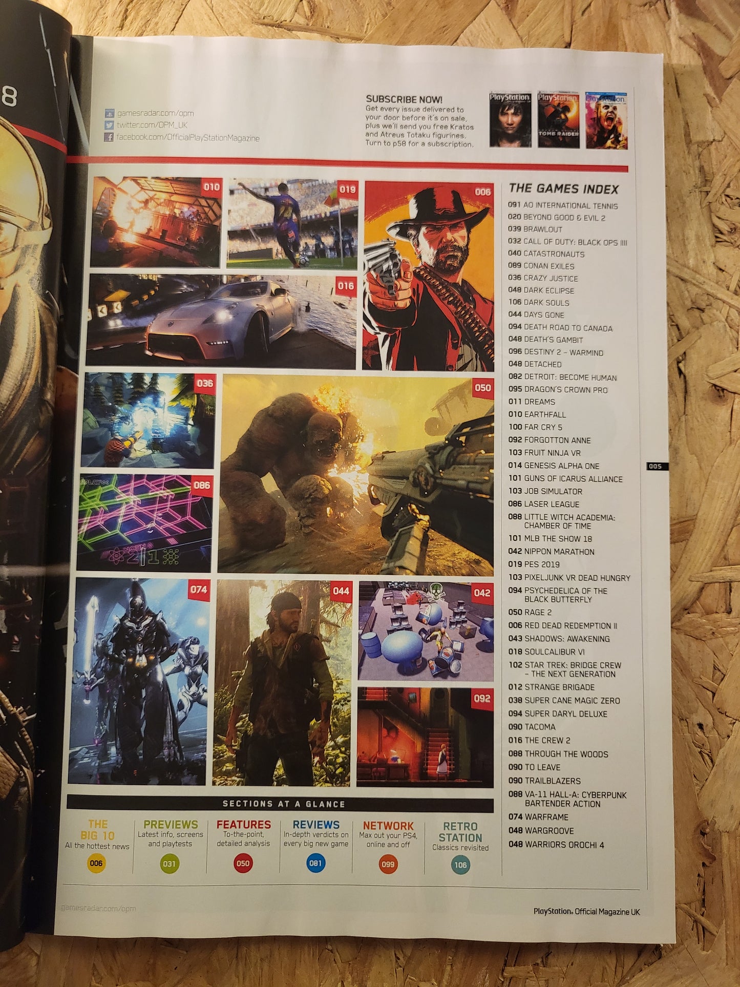 PlayStation Official Magazine July 2018 UK 150 (936) Rage 2 Days Gone Red Dead Redemption