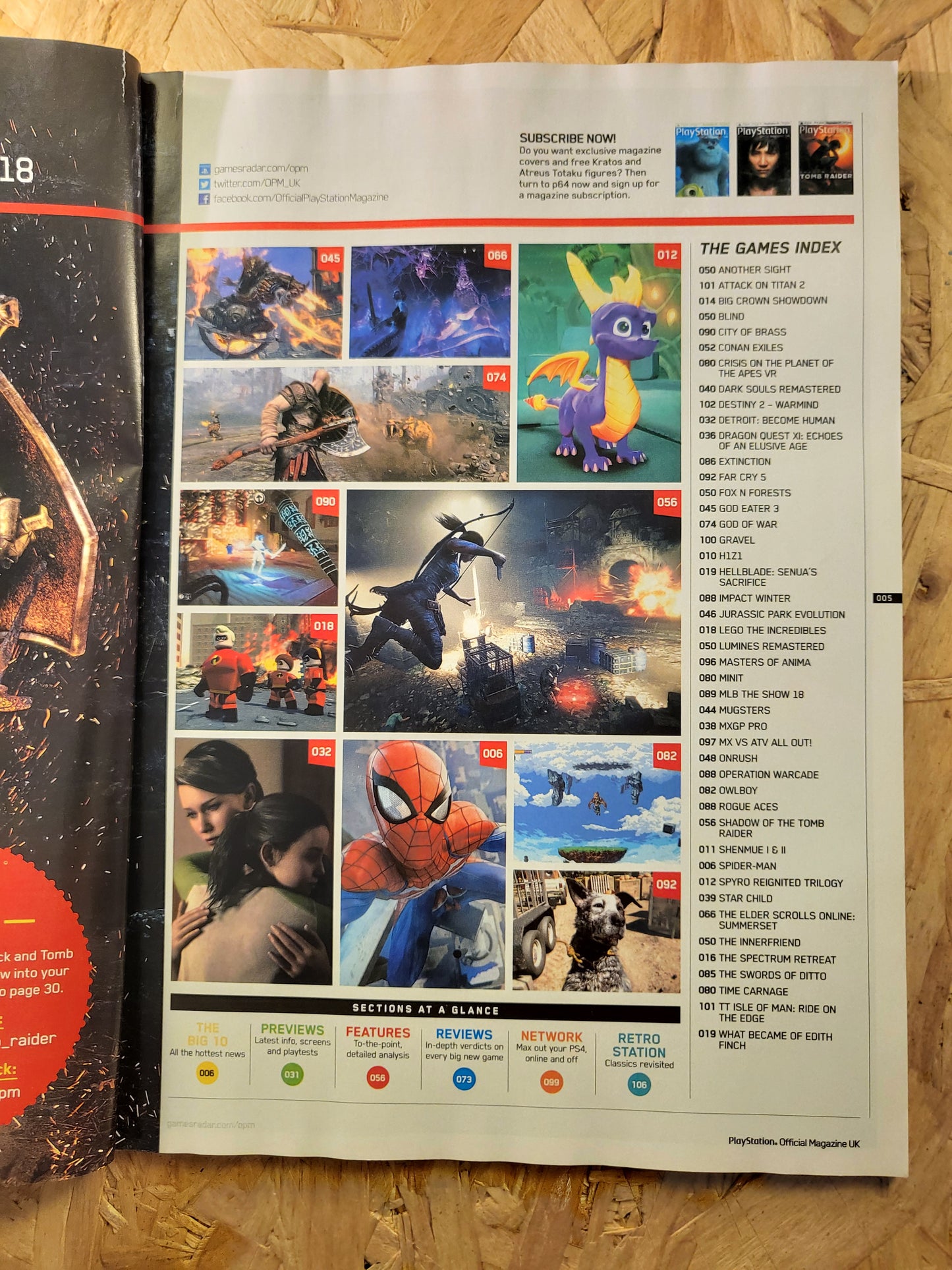 PlayStation Official Magazine June 2018 UK 149 (936) Tomb Raider Spider-Man Dark Souls