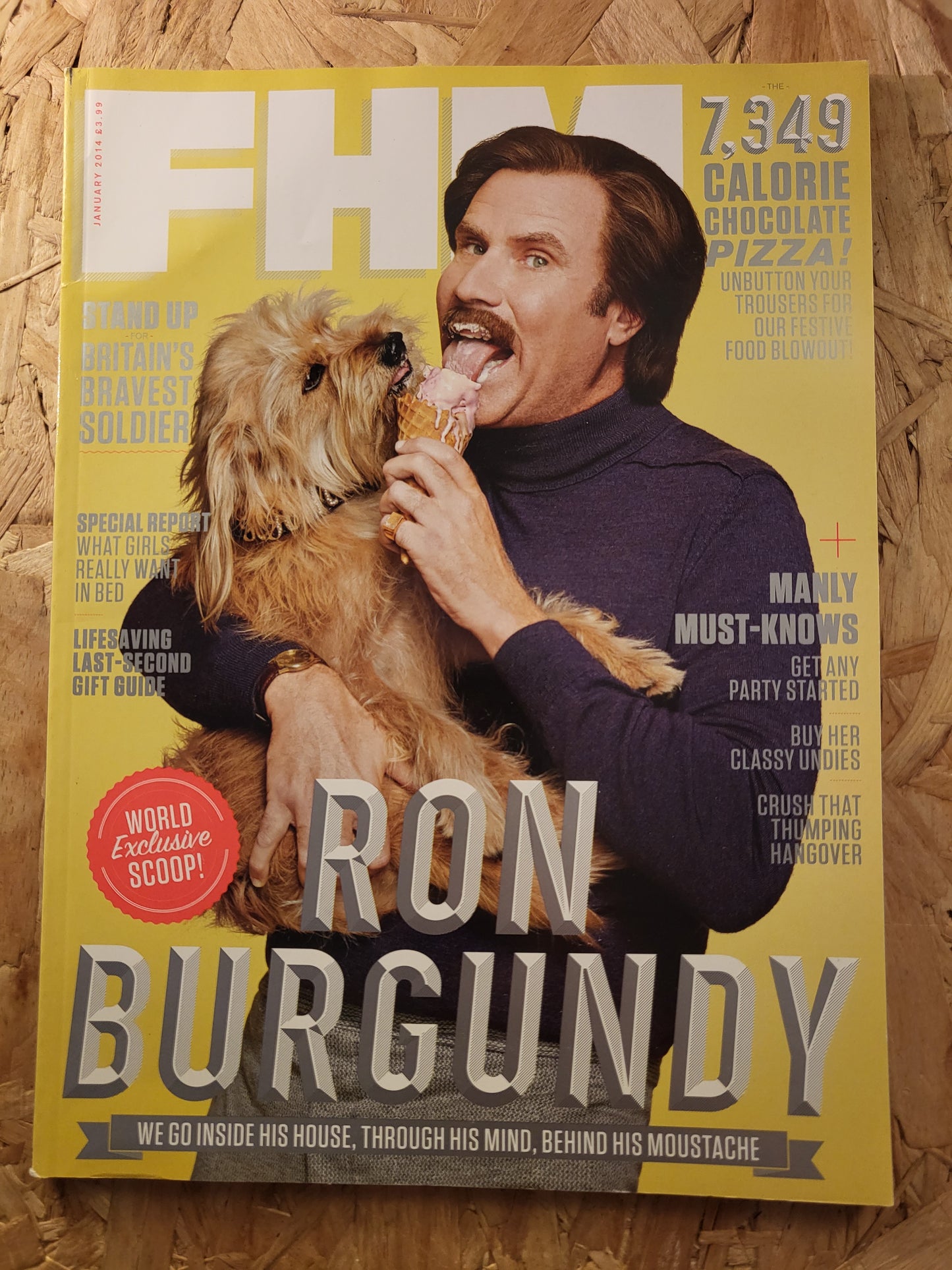 FHM Magazine January 2014 (937) Ron Burgundy Charlotte Fitness Fads