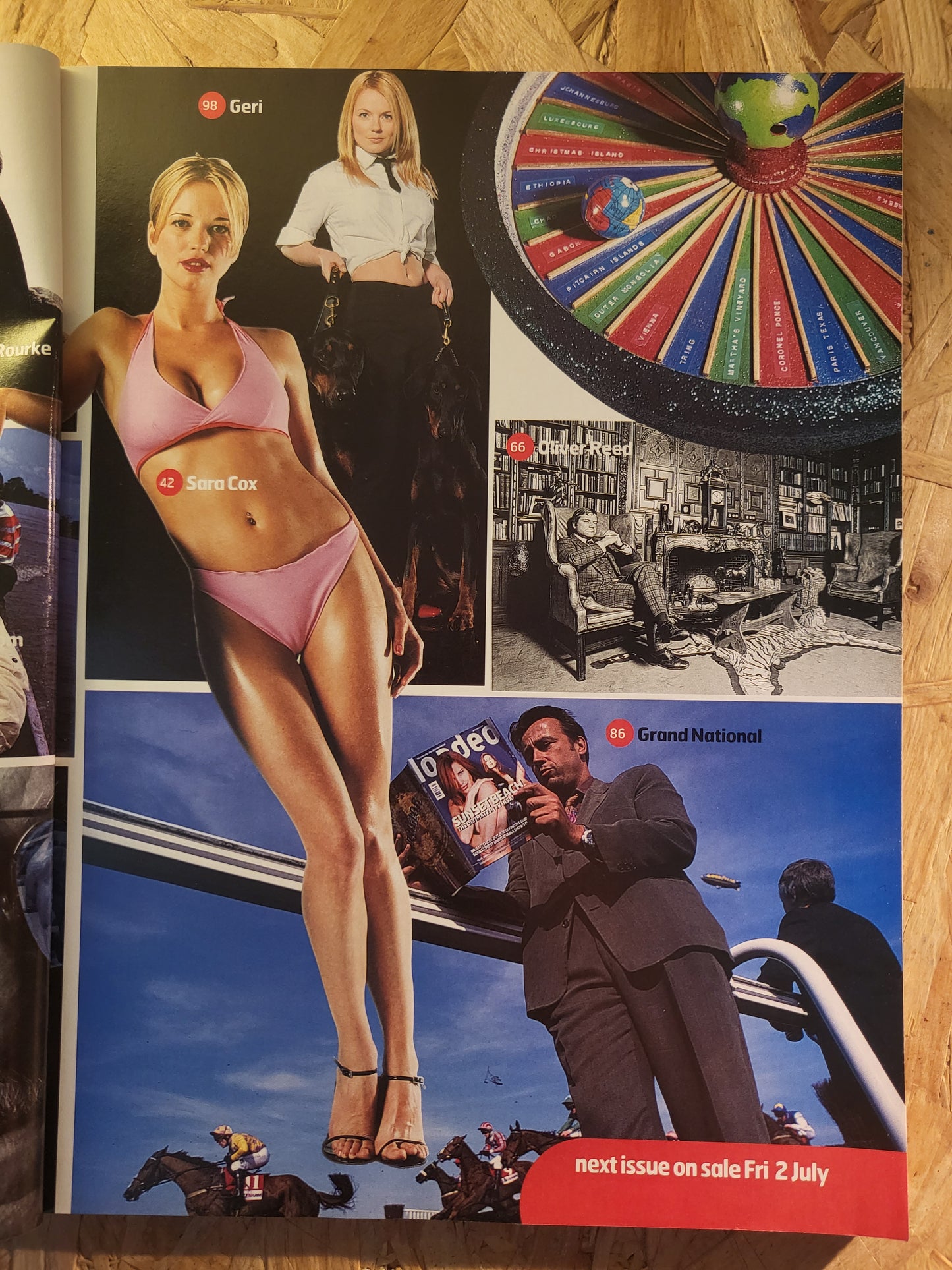Loaded Magazine July 1999 (938) Sara Cox Geri Halliwell Oliver Reed