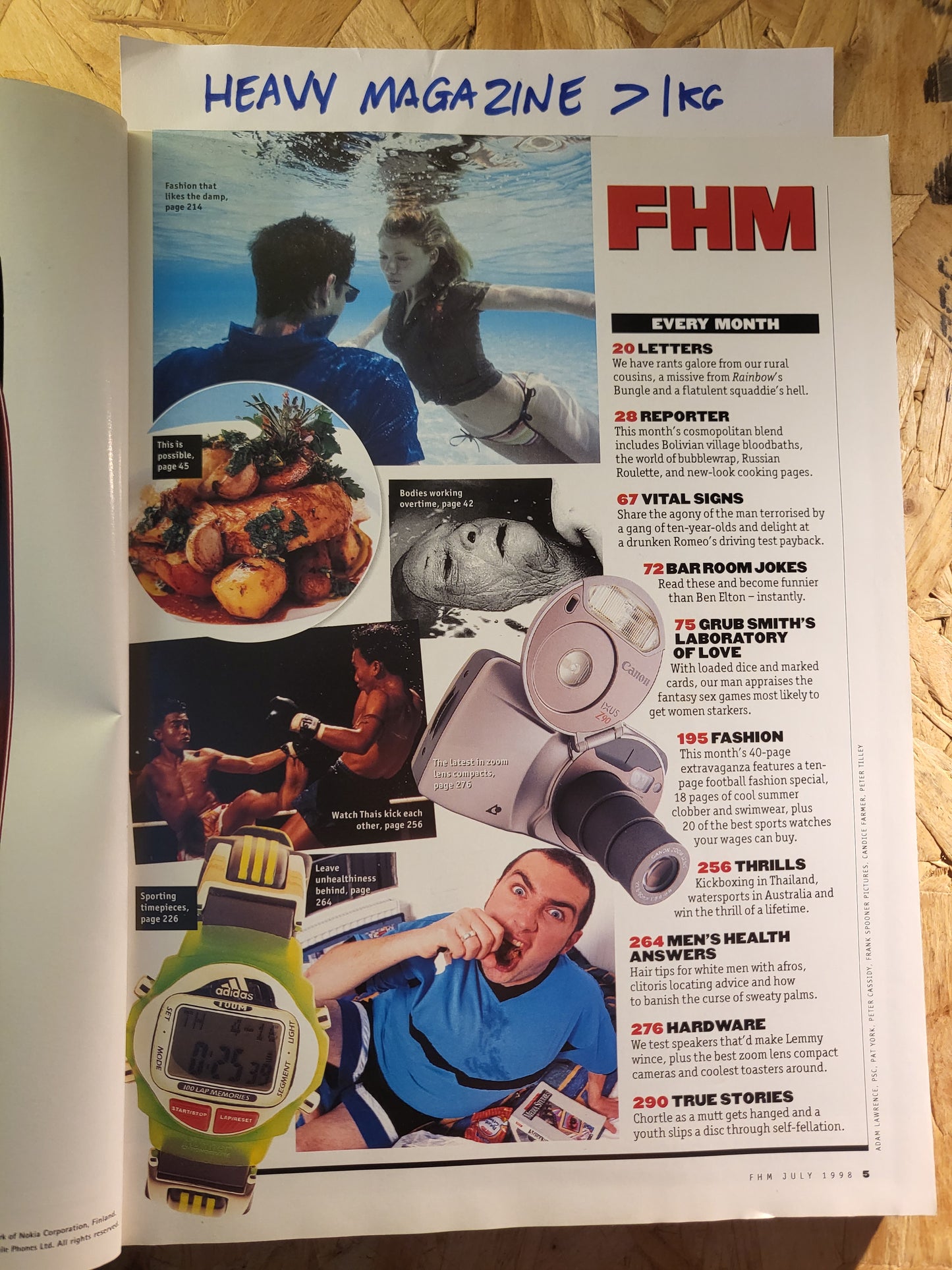 FHM Magazine July 1998 (940) Cat Deeley Mia Kershner Natalie Imbruglia