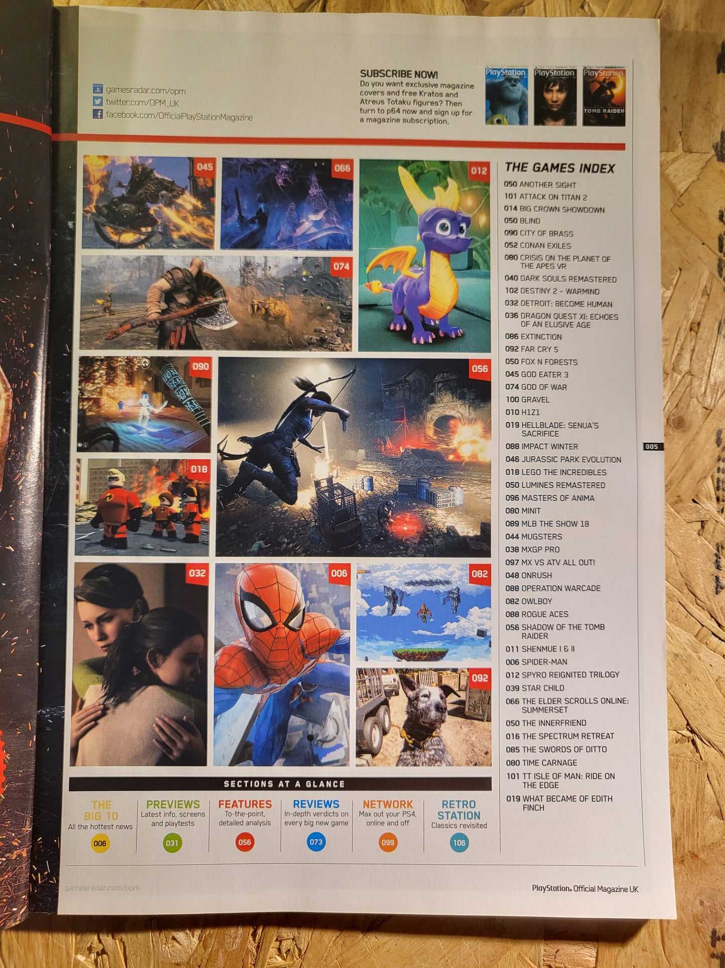 PlayStation Official Magazine June 2018 UK 149 (941) Tomb Raider Spider-Man Dark Souls