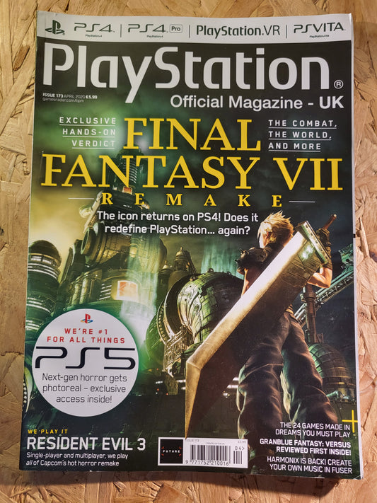 PlayStation Official Magazine April 2020 UK 173 (941) Final Fantasy Resident Evil