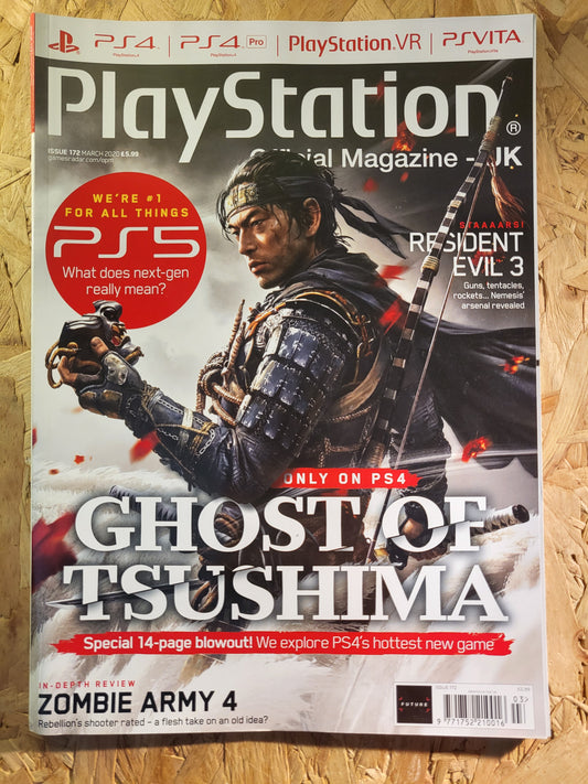 PlayStation Official Magazine March 2020 UK 172 (941) Ghost of Tsushima Resident Evil