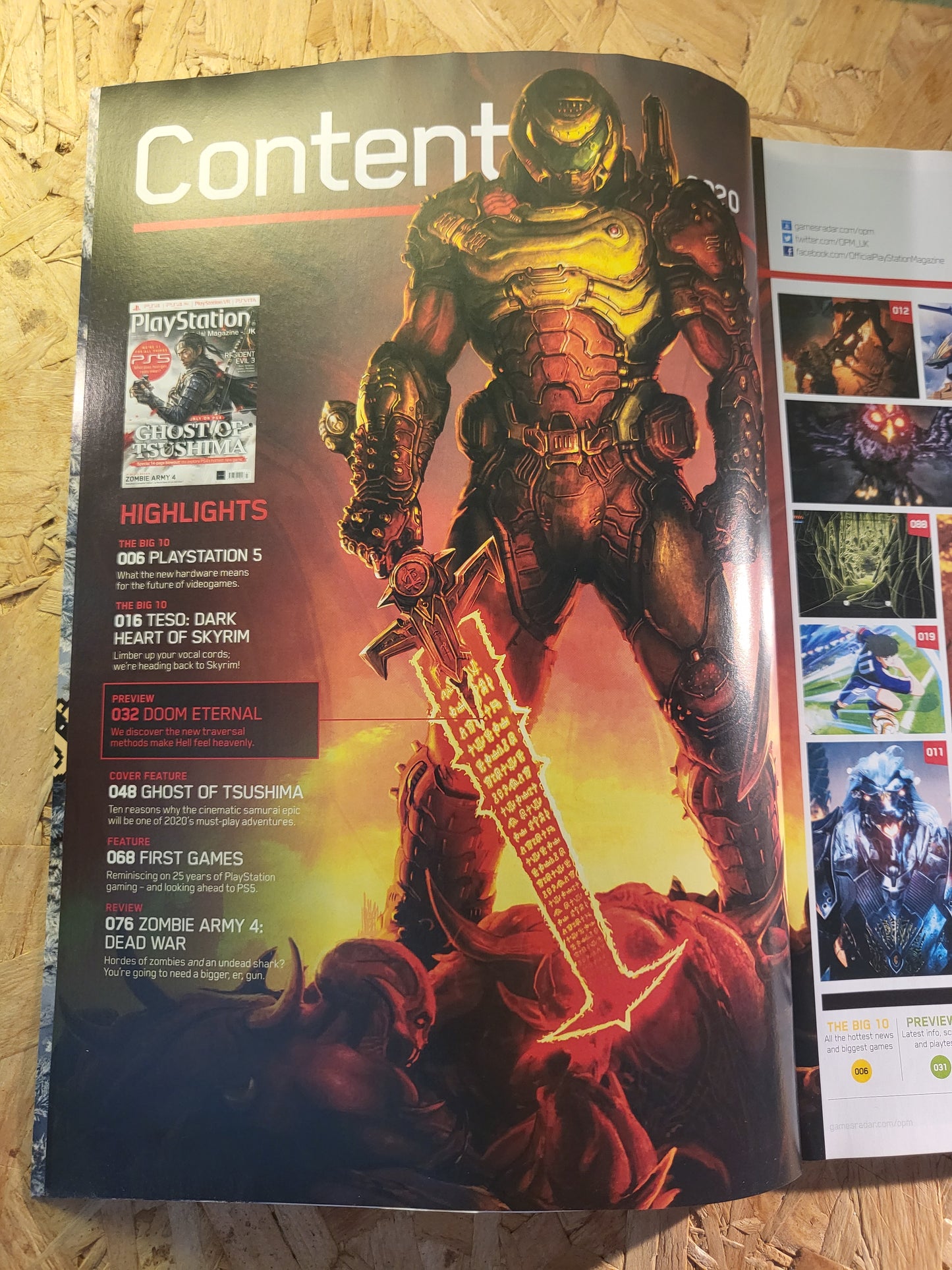 PlayStation Official Magazine March 2020 UK 172 (941) Ghost of Tsushima Resident Evil