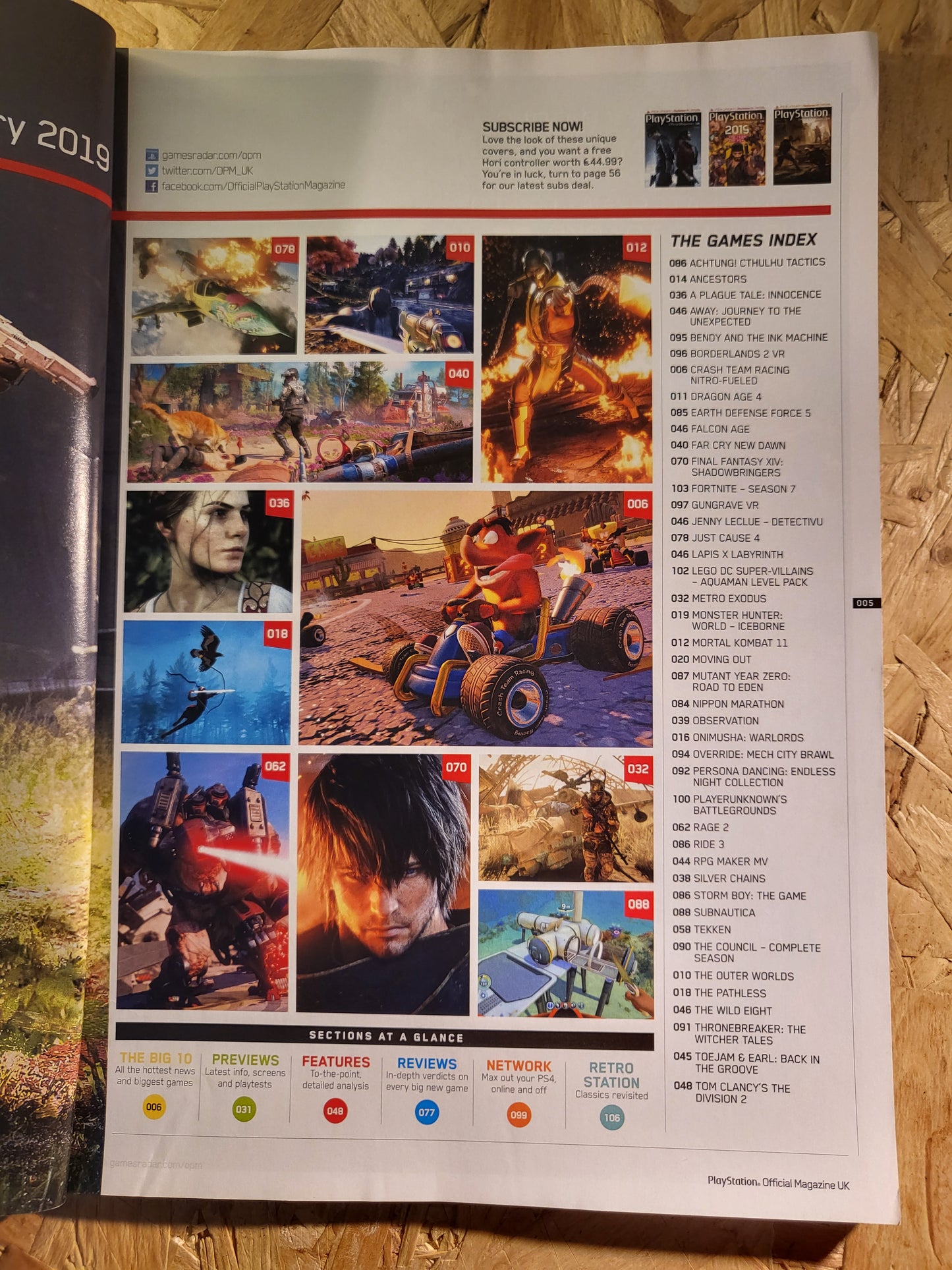 PlayStation Official Magazine February 2019 UK 158 (941) Tom Clancy The Division Metro Exodus