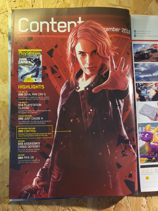 PlayStation Official Magazine December 2018 UK 155 (941) Just Cause Devil May Cry