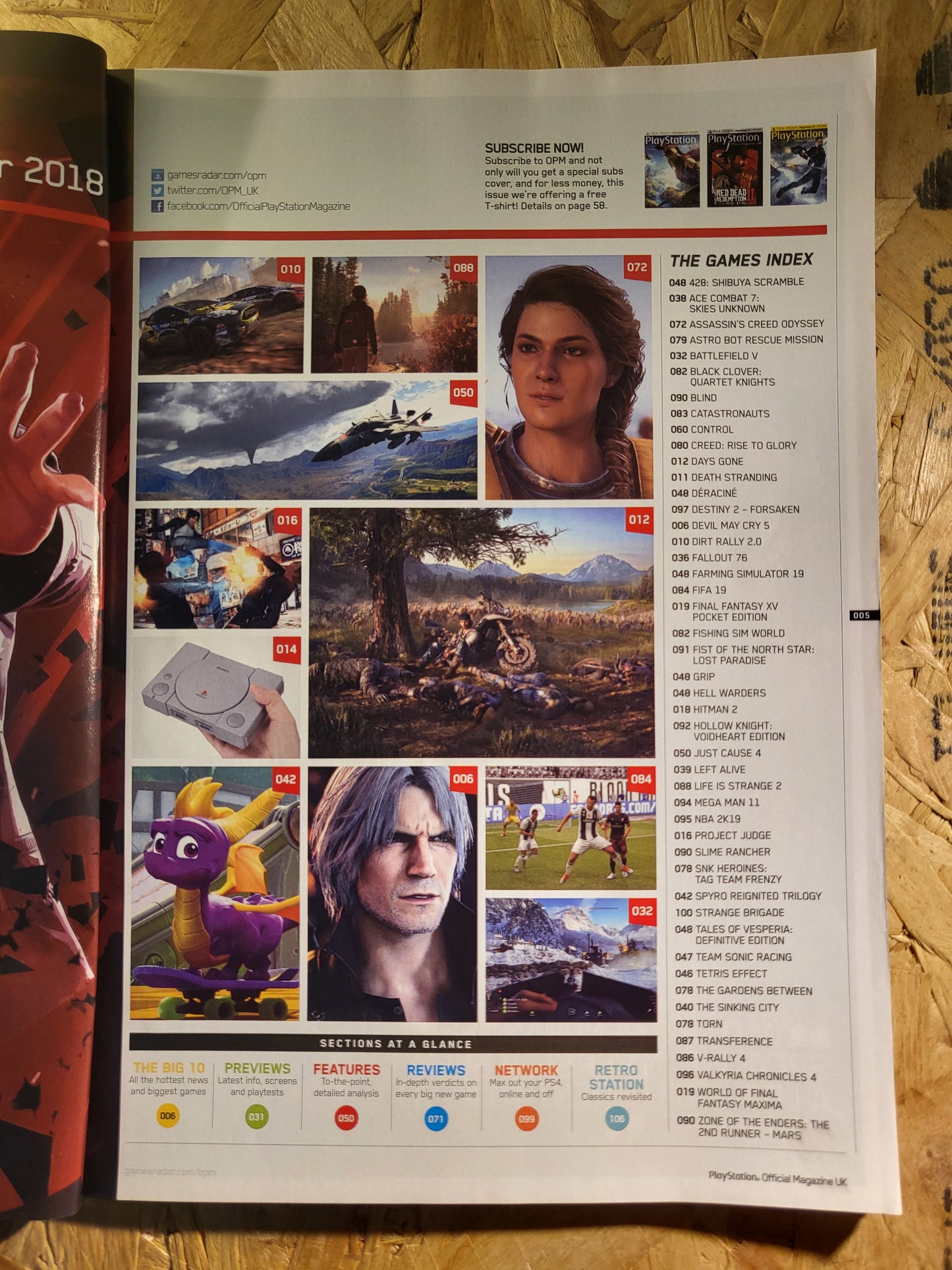 PlayStation Official Magazine December 2018 UK 155 (941) Just Cause Devil May Cry