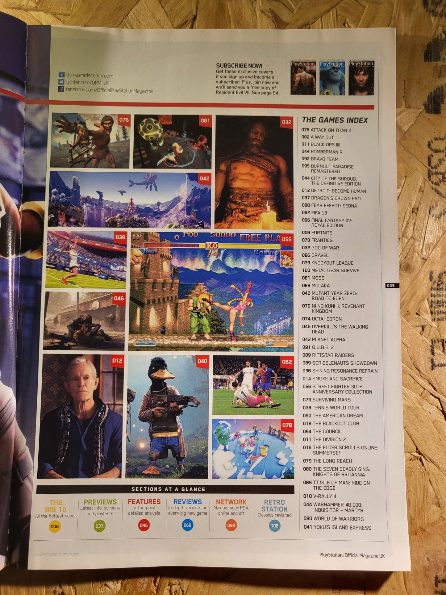 PlayStation Official Magazine May 2018 UK 148 (942) The Walking Dead God of War Fortnite