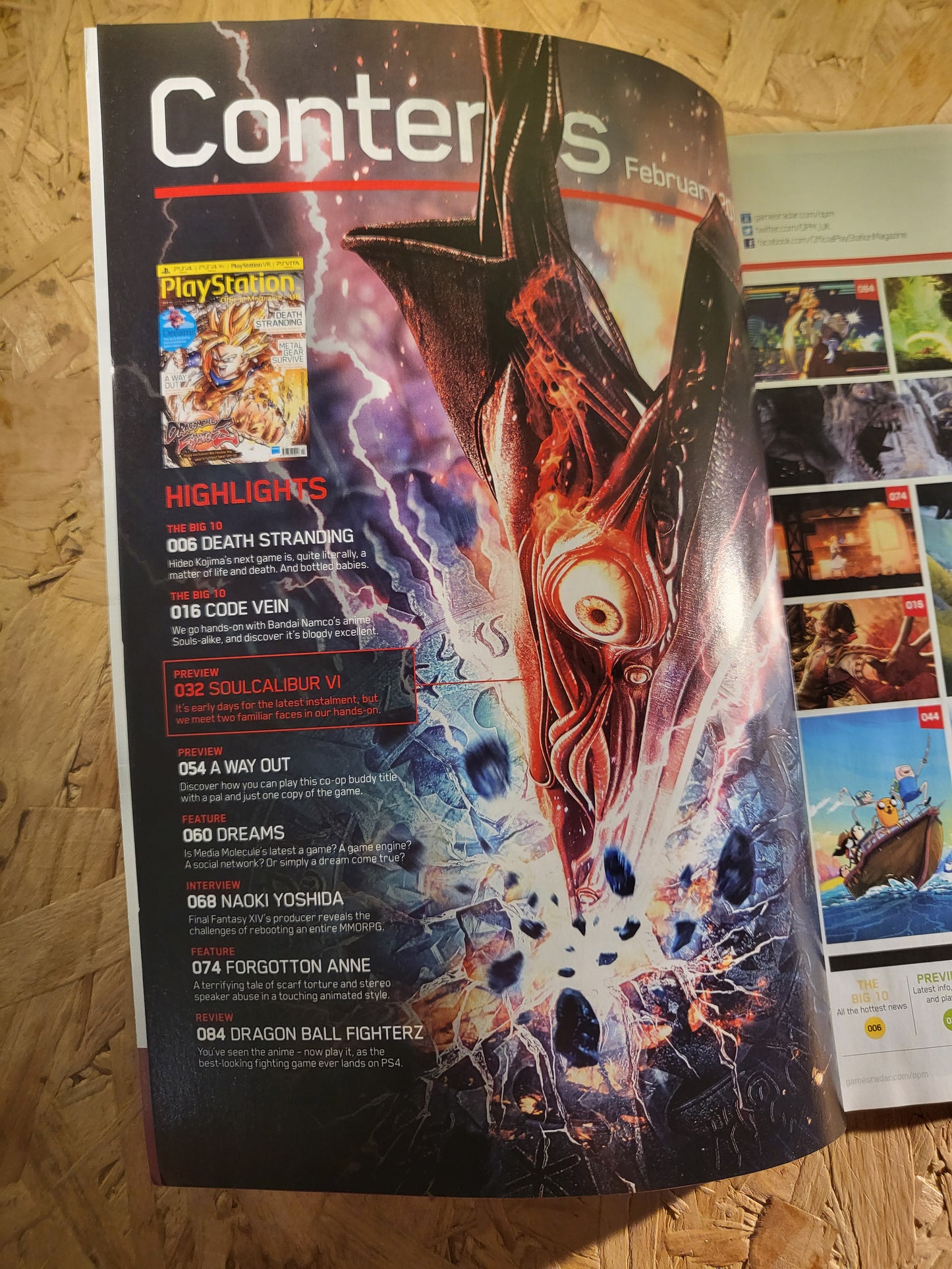 PlayStation Official Magazine February 2018 UK 145 (942) Dragon Ball FightersZ C