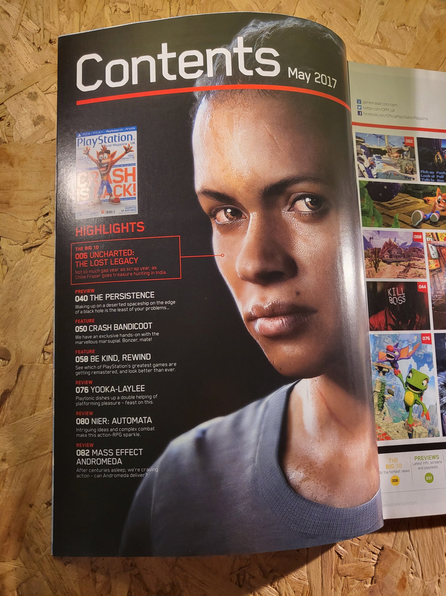 PlayStation Official Magazine March 2017 UK 135 (942) Crash Bandicoot Mass Effect Final Fantasy